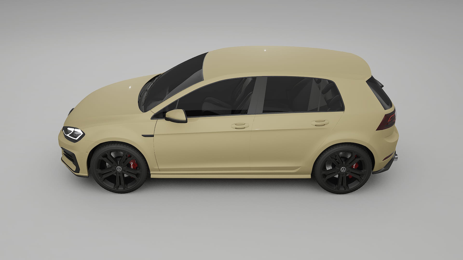 VW Golf Mk7 TPU Paint Protection Film | SAND Color Change PPF Full Pre-Cut Kit