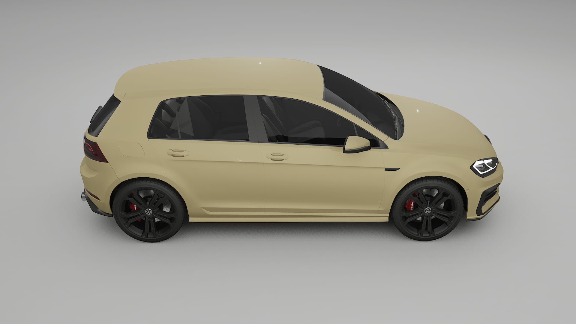 VW Golf Mk7 TPU Paint Protection Film | SAND Color Change PPF Full Pre-Cut Kit