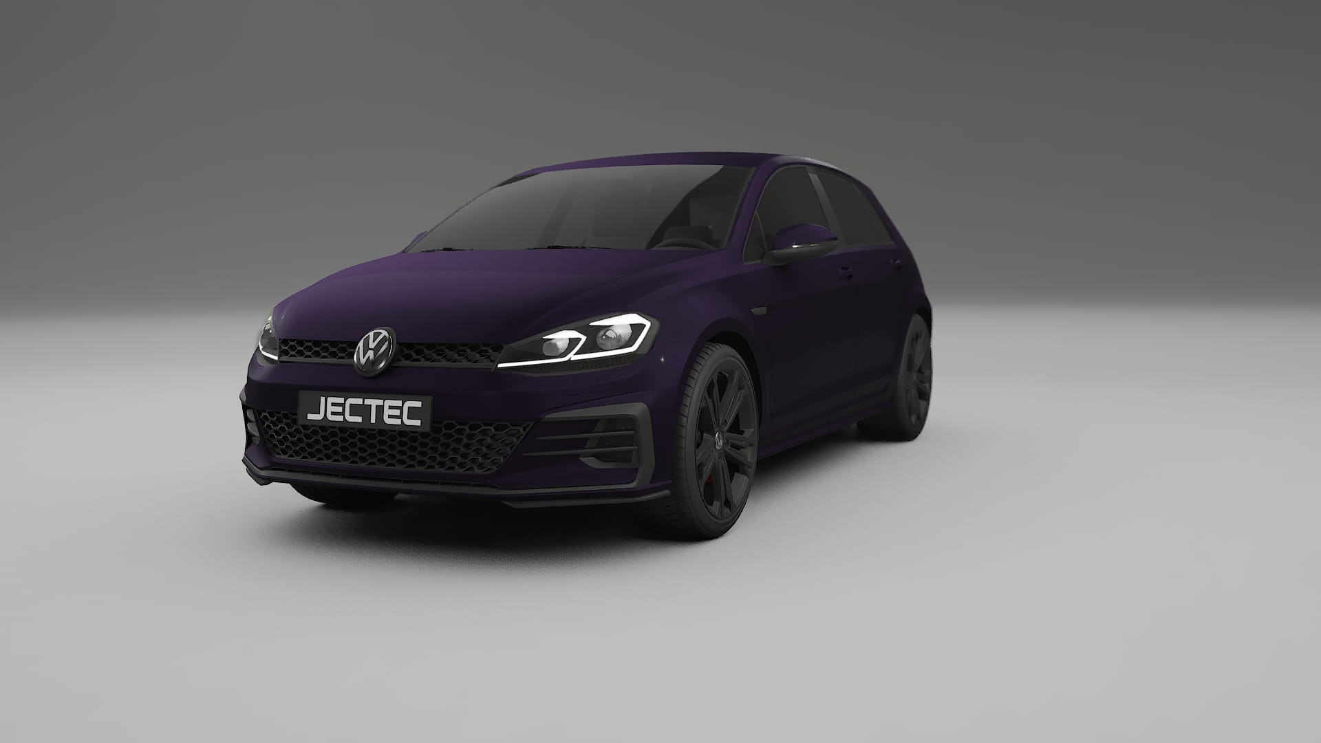 VW Golf Mk7 TPU Paint Protection Film | VIOLET Color Change PPF Full Pre-Cut Kit