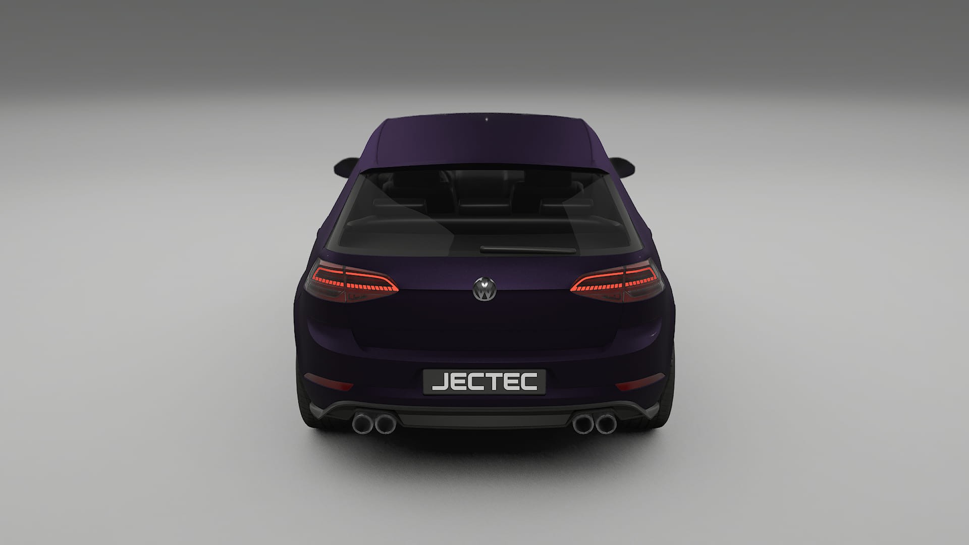 VW Golf Mk7 TPU Paint Protection Film | VIOLET Color Change PPF Full Pre-Cut Kit