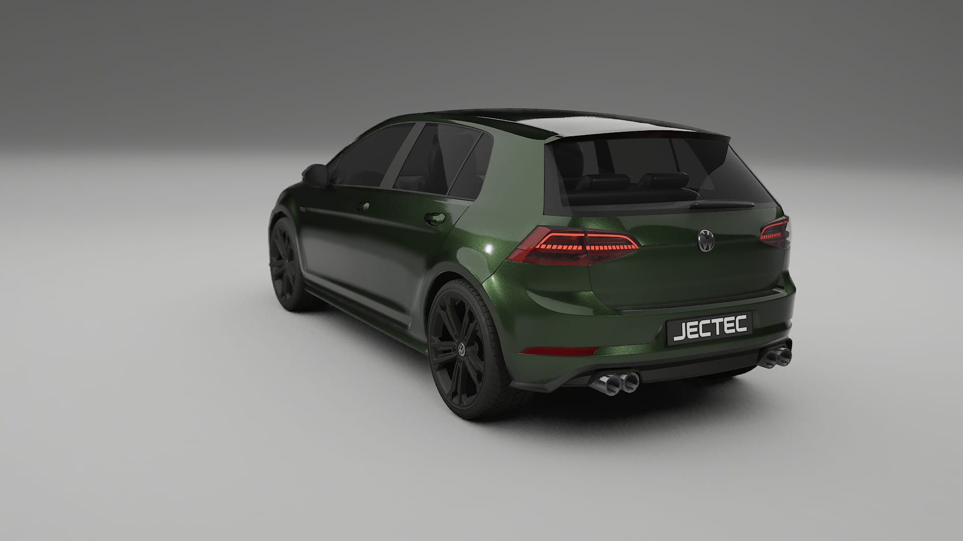 VW Golf Mk7 TPU Paint Protection Film | LAGOON Color Change PPF Full Pre-Cut Kit