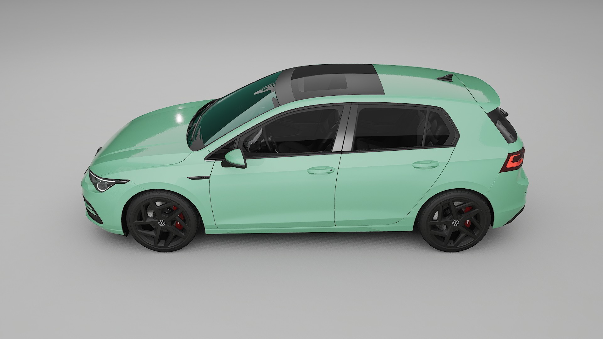 VW Golf Mk8 TPU Paint Protection Film | DUSTY Color Change PPF Full Pre-Cut Kit