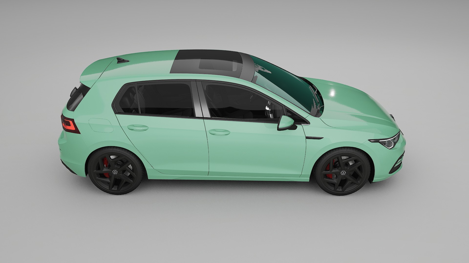 VW Golf Mk8 TPU Paint Protection Film | DUSTY Color Change PPF Full Pre-Cut Kit