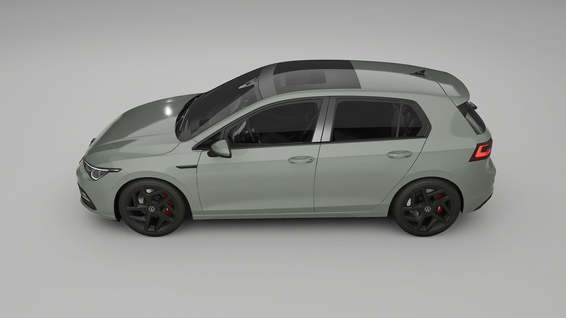VW Golf Mk8 TPU Paint Protection Film | SLATE Color Change PPF Full Pre-Cut Kit