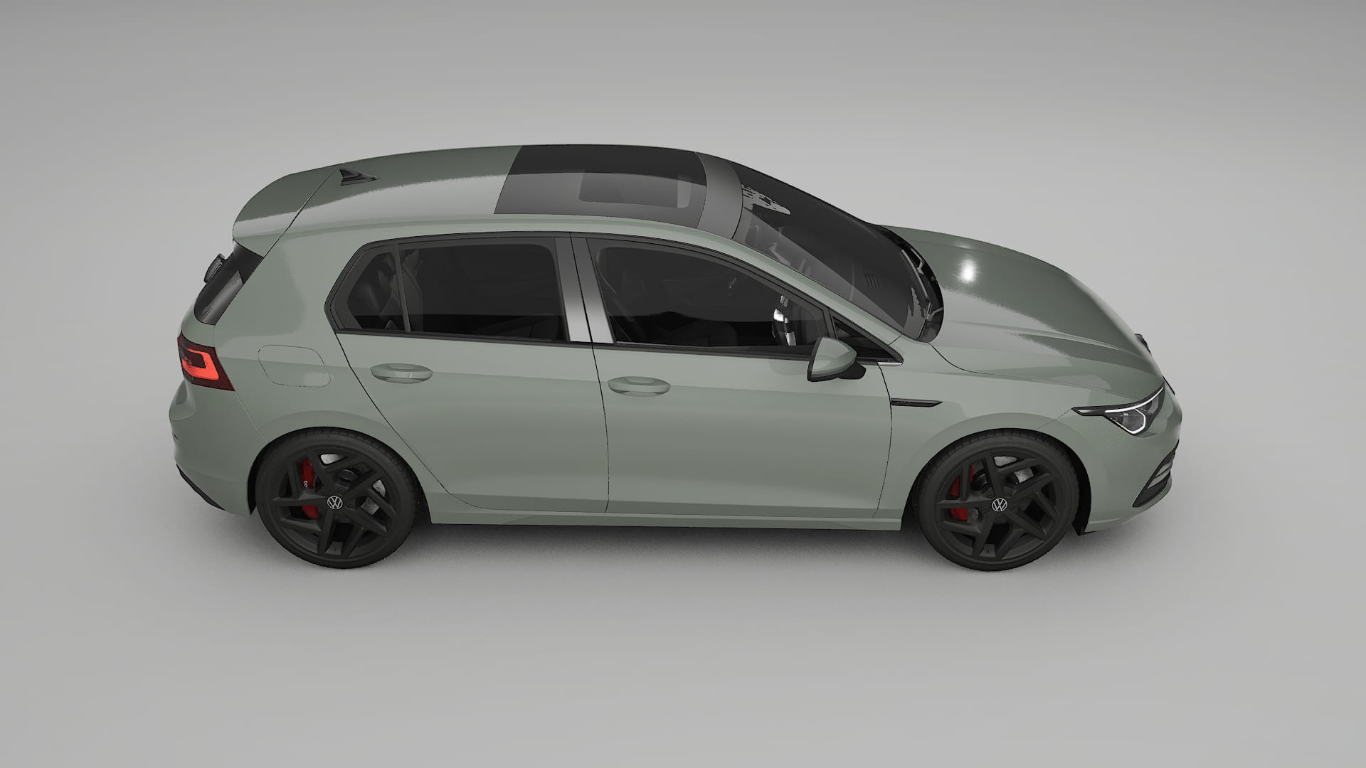 VW Golf Mk8 TPU Paint Protection Film | SLATE Color Change PPF Full Pre-Cut Kit