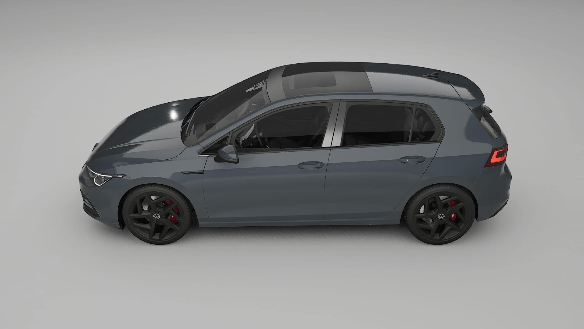 VW Golf Mk8 TPU Paint Protection Film | GRANITE Color Change PPF Full Pre-Cut Kit