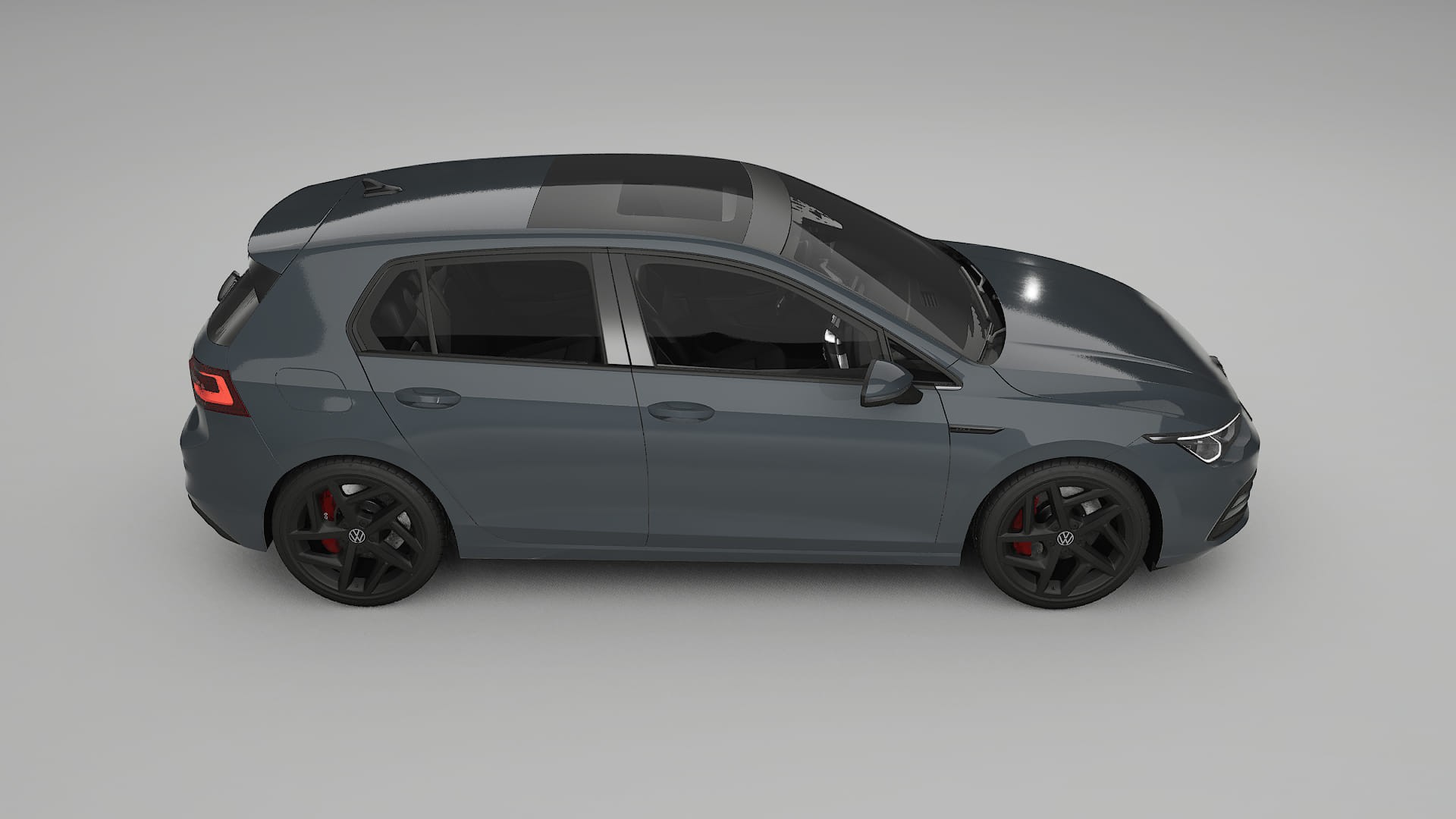 VW Golf Mk8 TPU Paint Protection Film | GRANITE Color Change PPF Full Pre-Cut Kit