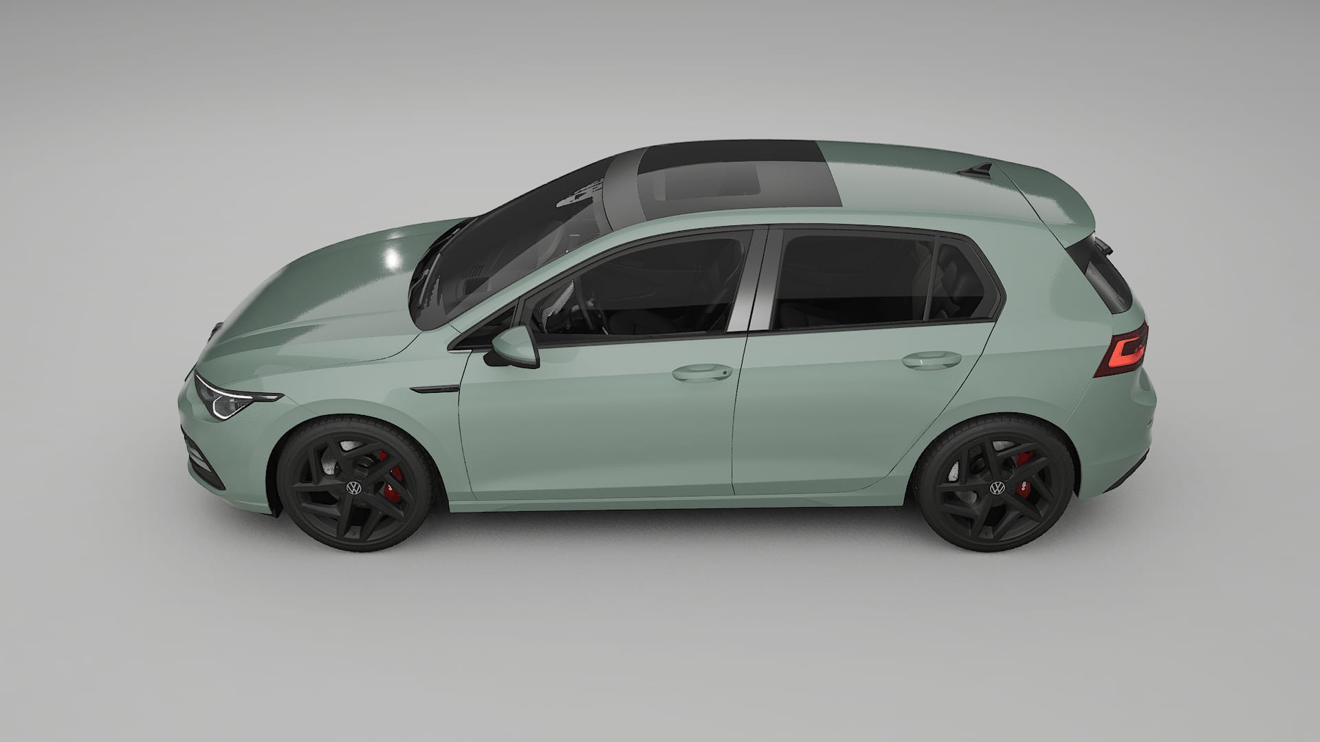 VW Golf Mk8 TPU Paint Protection Film | CINDER Color Change PPF Full Pre-Cut Kit