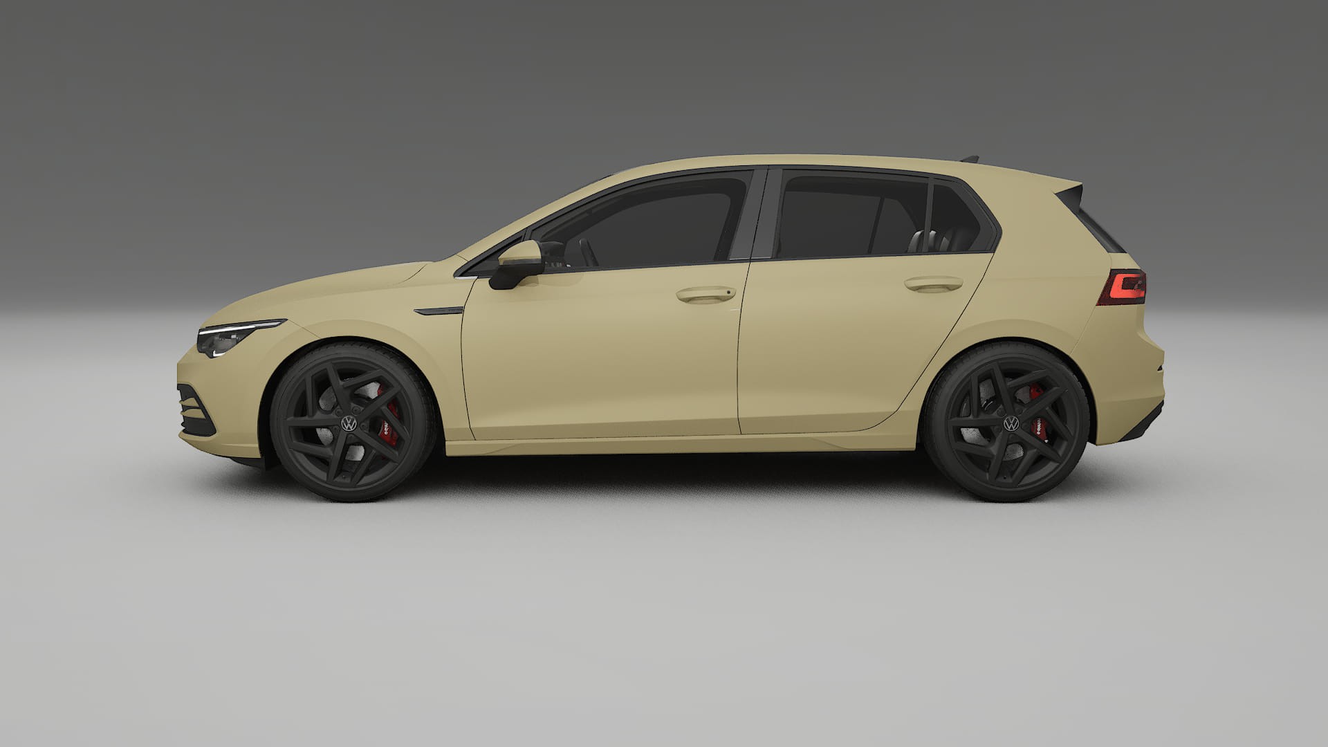VW Golf Mk8 TPU Paint Protection Film | SAND Color Change PPF Full Pre-Cut Kit