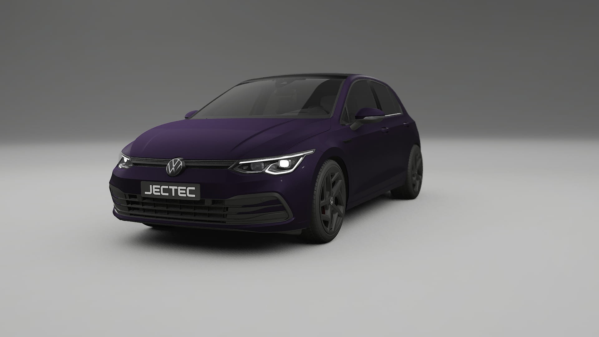 VW Golf Mk8 TPU Paint Protection Film | VIOLET Color Change PPF Full Pre-Cut Kit