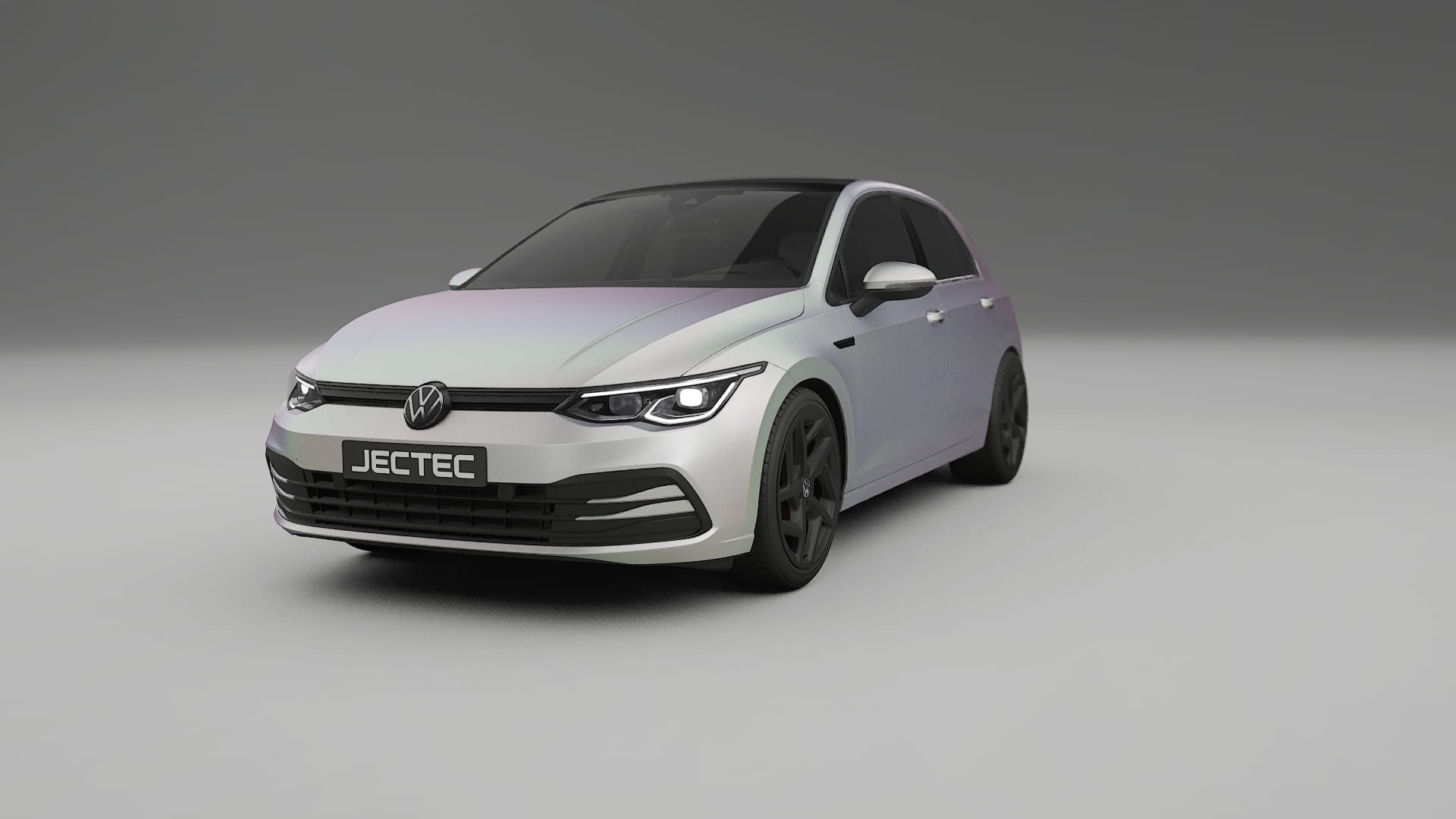 VW Golf Mk8 TPU Paint Protection Film | NEBULA Color Change PPF Full Pre-Cut Kit