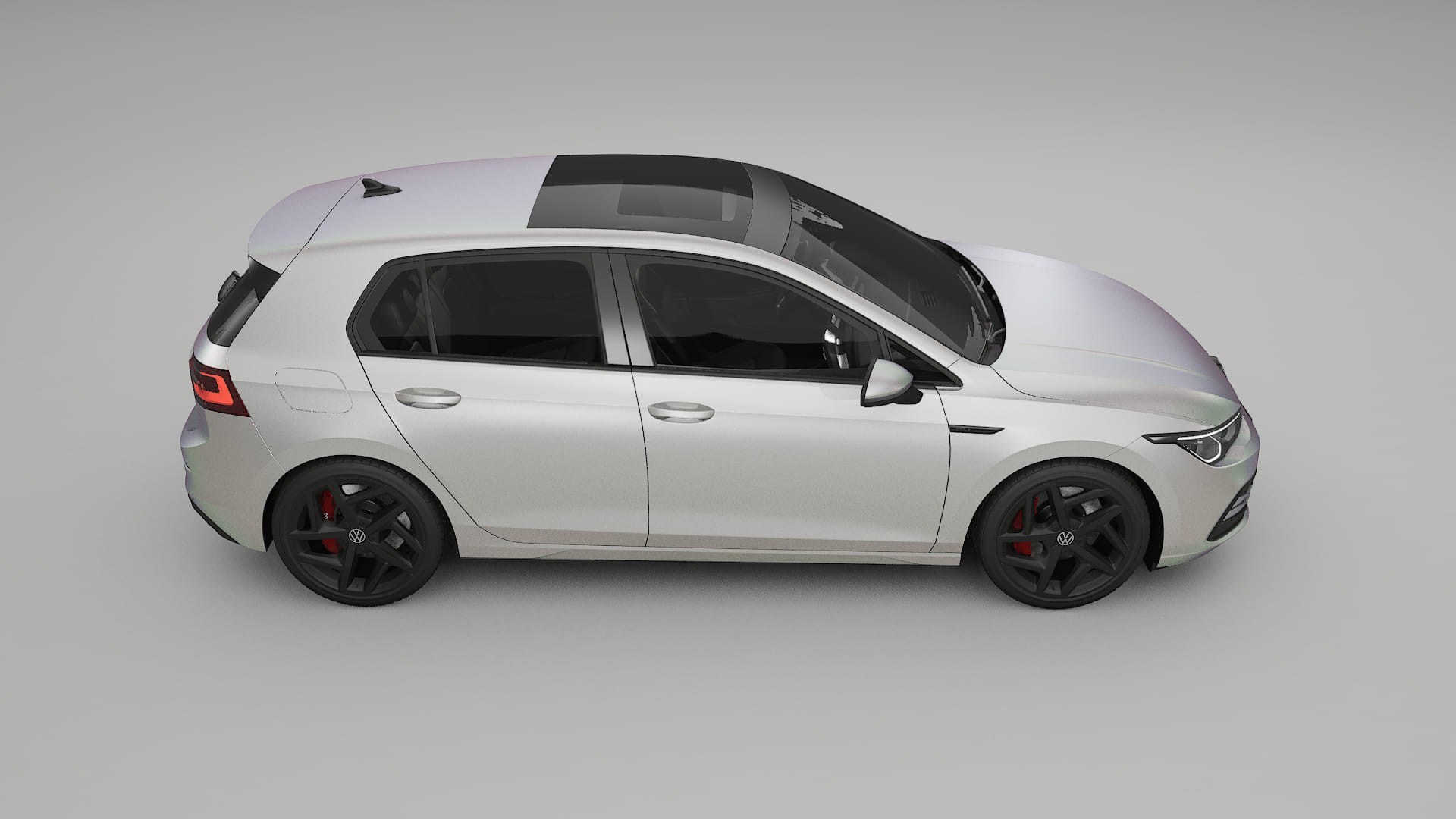 VW Golf Mk8 TPU Paint Protection Film | NEBULA Color Change PPF Full Pre-Cut Kit