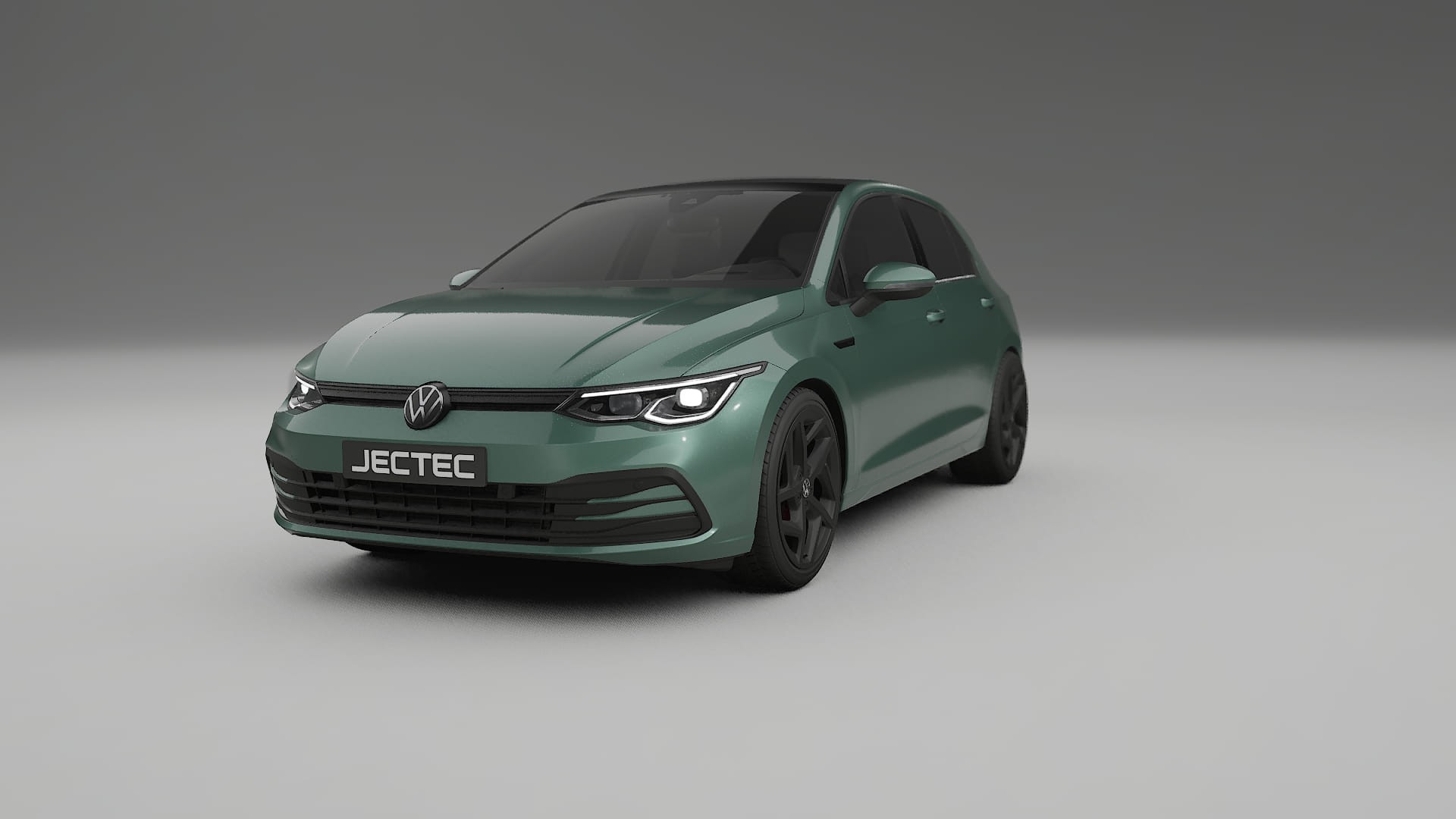 VW Golf Mk8 TPU Paint Protection Film | EVERGREEN Color Change PPF Full Pre-Cut Kit