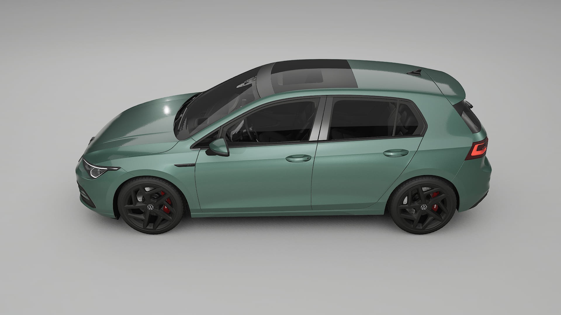 VW Golf Mk8 TPU Paint Protection Film | EVERGREEN Color Change PPF Full Pre-Cut Kit