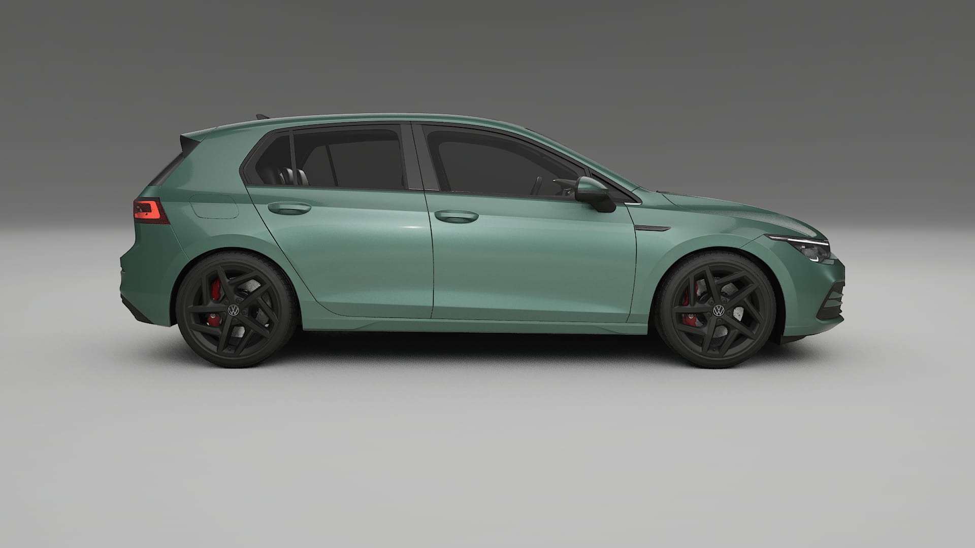 VW Golf Mk8 TPU Paint Protection Film | EVERGREEN Color Change PPF Full Pre-Cut Kit