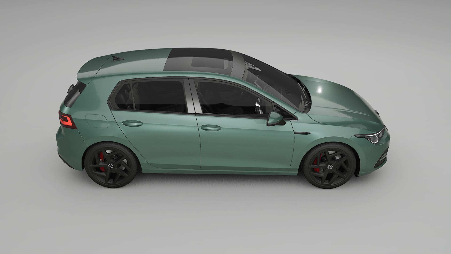VW Golf Mk8 TPU Paint Protection Film | EVERGREEN Color Change PPF Full Pre-Cut Kit