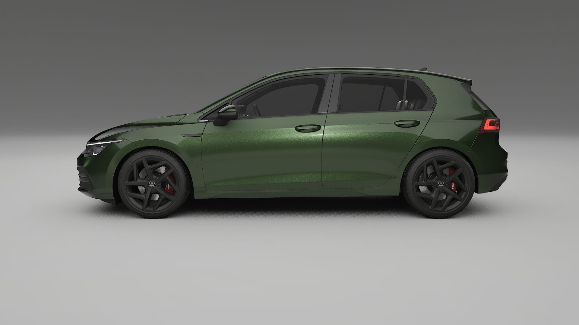 VW Golf Mk8 TPU Paint Protection Film | LAGOON Color Change PPF Full Pre-Cut Kit