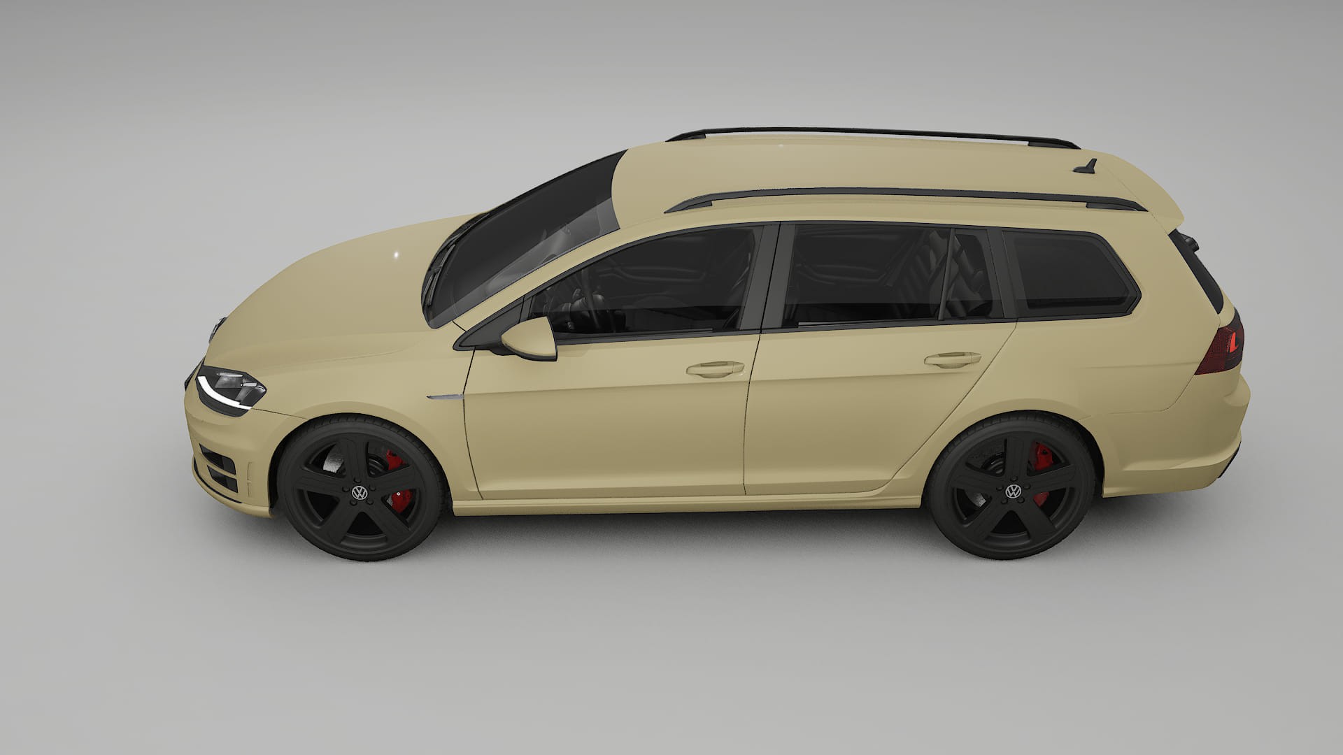 VW Golf Variant Mk7 TPU Paint Protection Film | SAND Color Change PPF Full Pre-Cut Kit