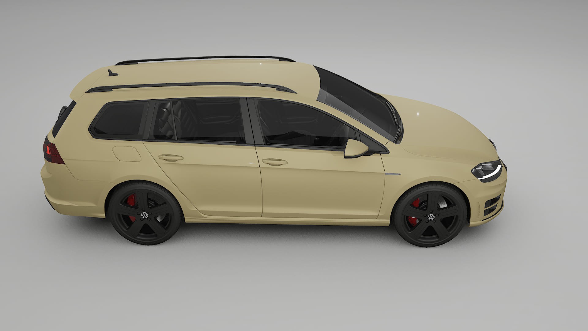 VW Golf Variant Mk7 TPU Paint Protection Film | SAND Color Change PPF Full Pre-Cut Kit