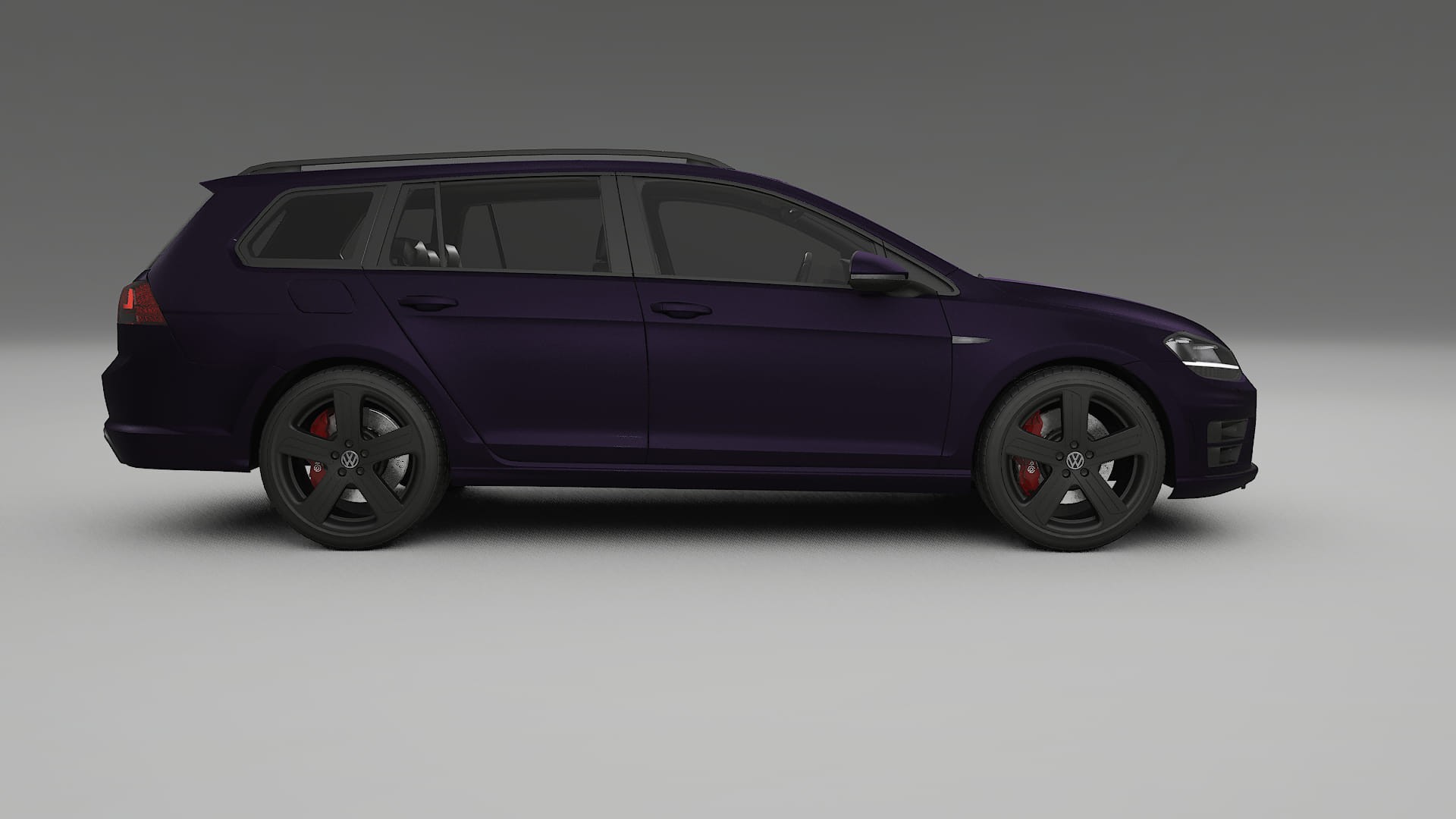 VW Golf Variant Mk7 TPU Paint Protection Film | VIOLET Color Change PPF Full Pre-Cut Kit