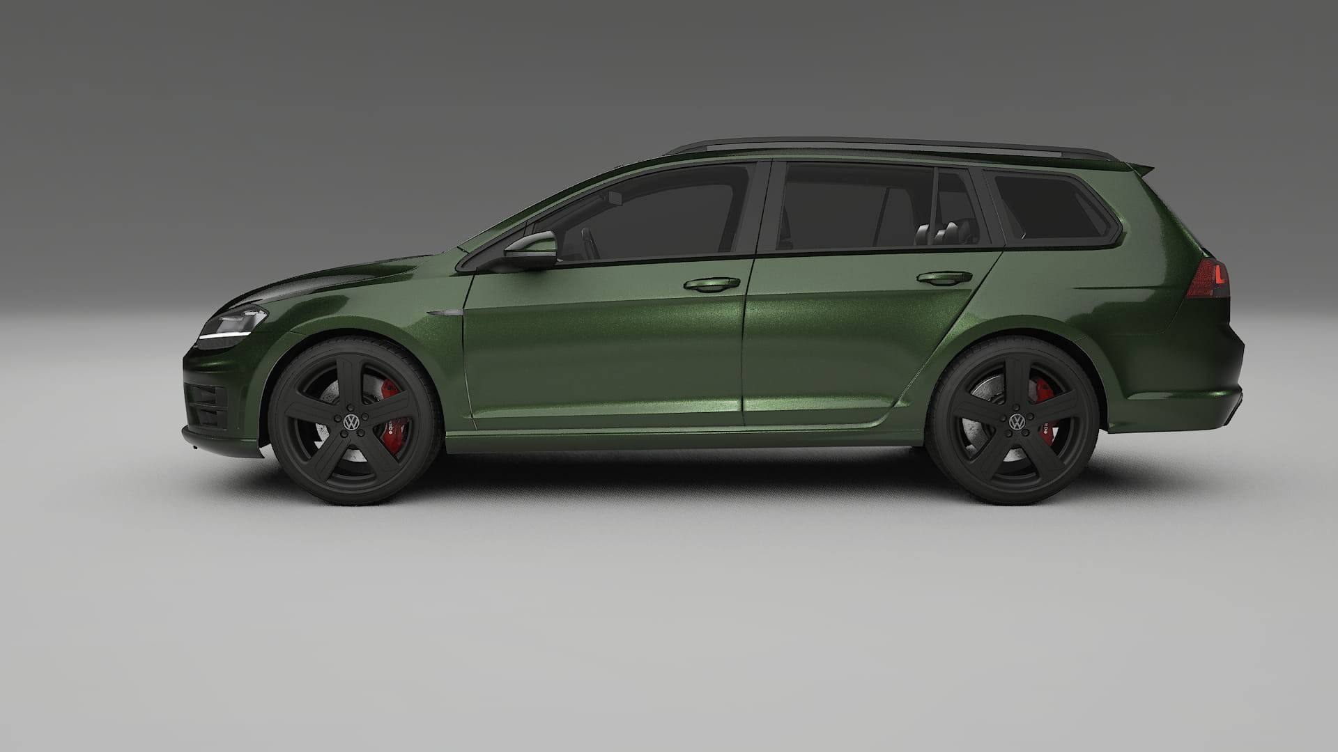 VW Golf Variant Mk7 TPU Paint Protection Film | LAGOON Color Change PPF Full Pre-Cut Kit