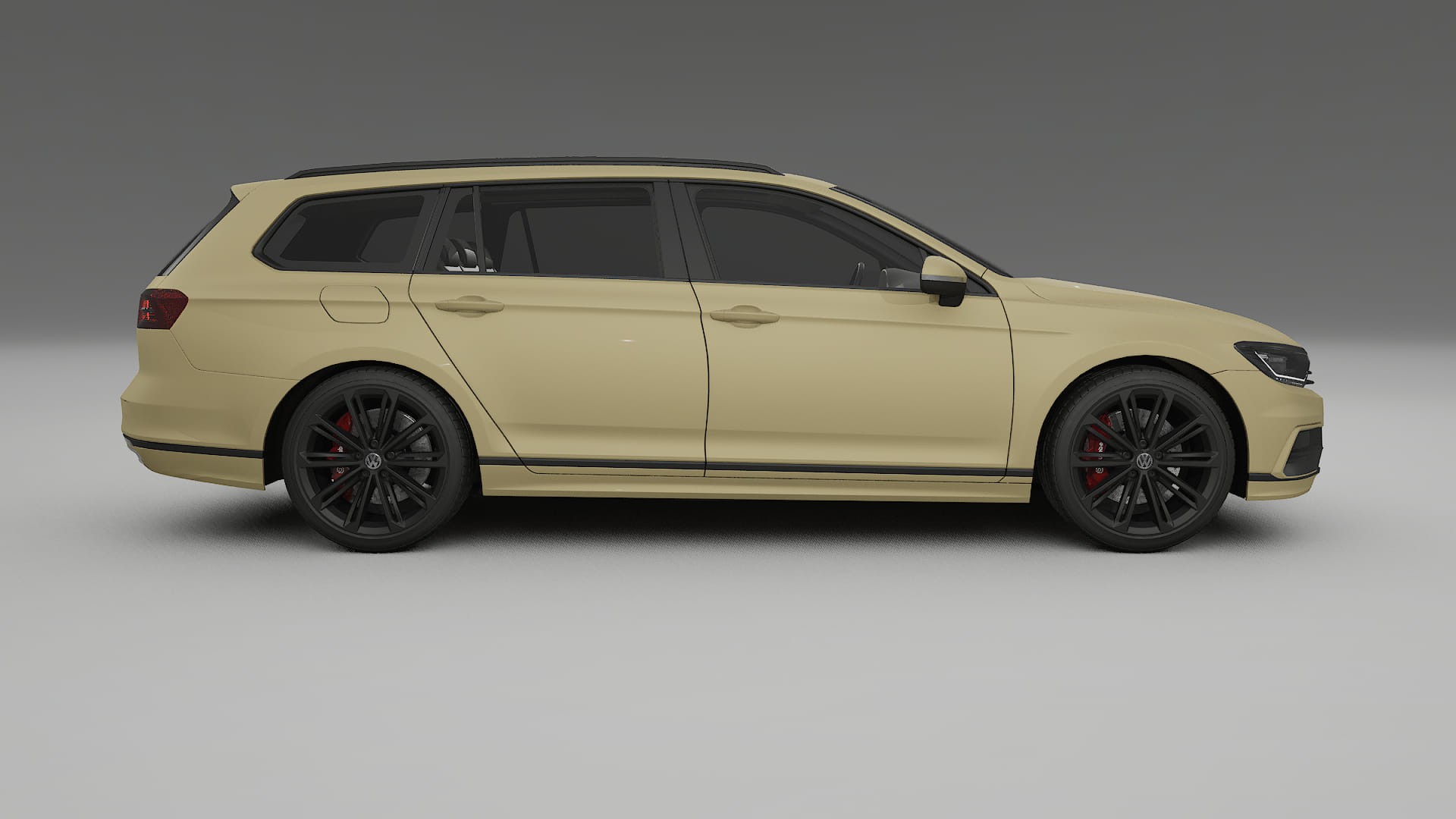 VW Passat Variant-R B8 TPU Paint Protection Film | SAND Color Change PPF Full Pre-Cut Kit