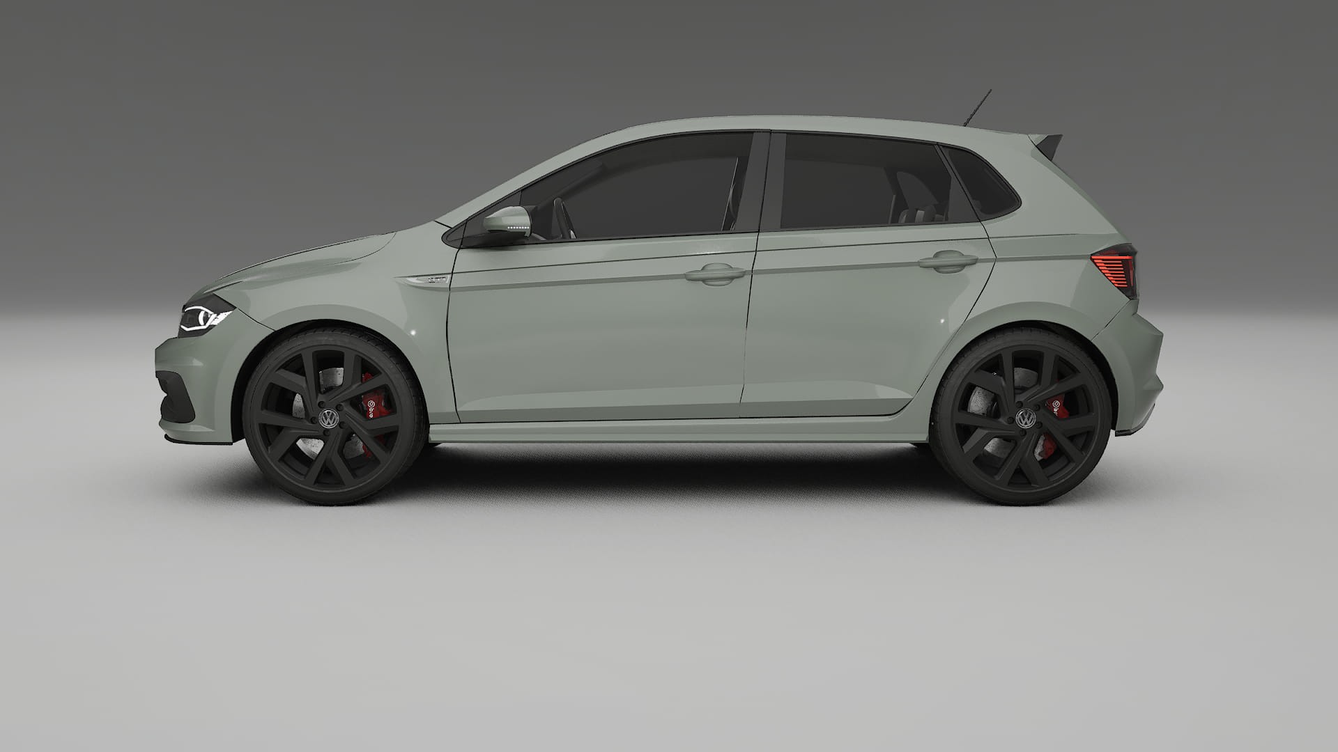 VW Polo GTI VI TPU Paint Protection Film | SLATE Color Change PPF Full Pre-Cut Kit