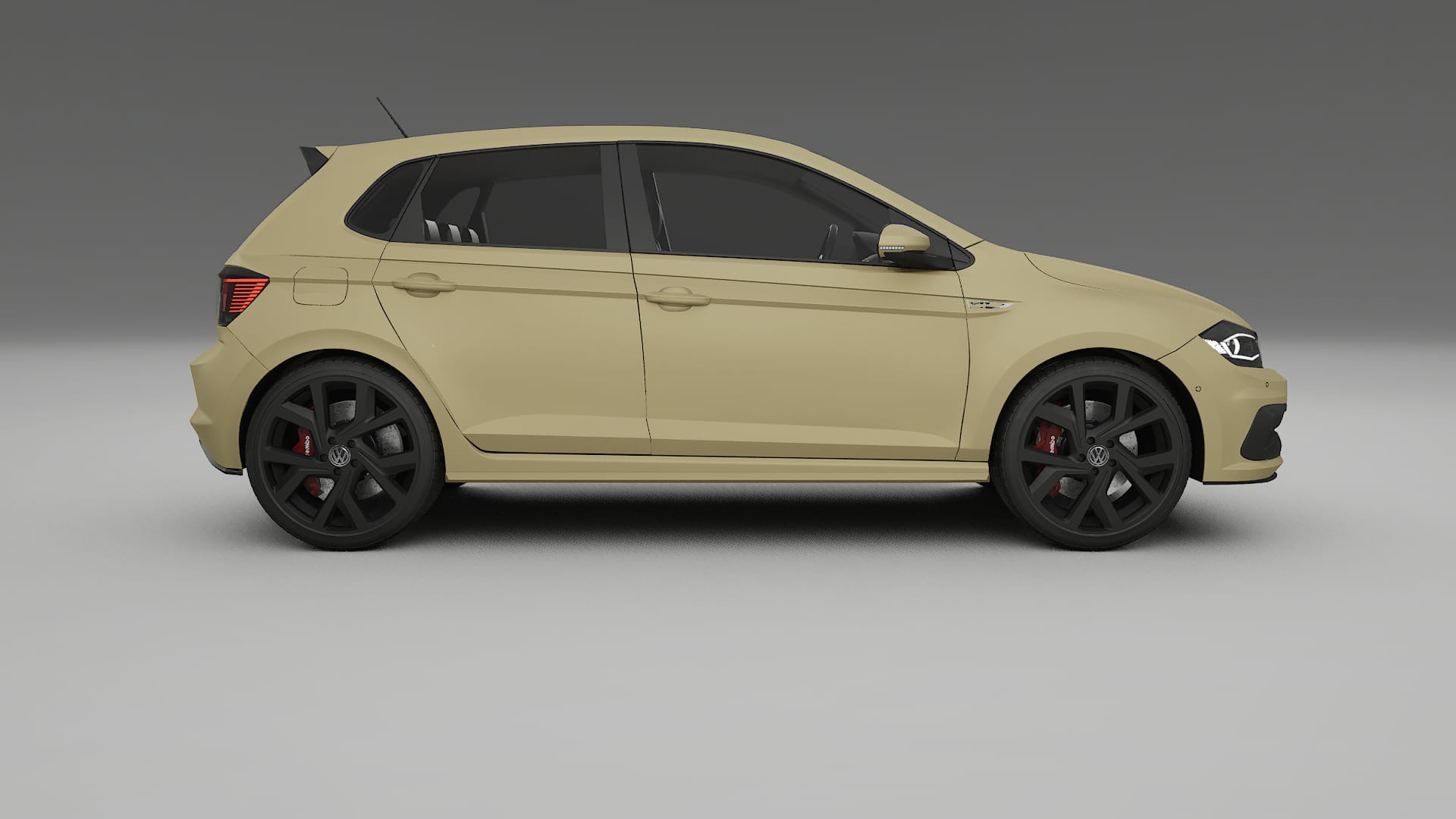 VW Polo GTI VI TPU Paint Protection Film | SAND Color Change PPF Full Pre-Cut Kit