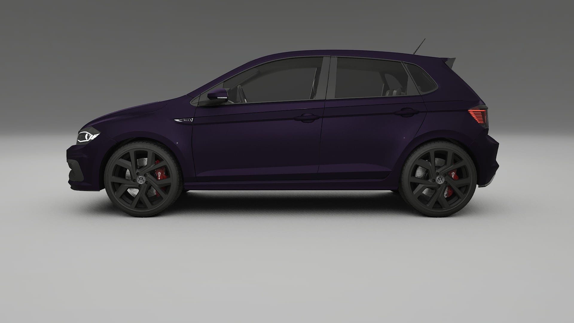 VW Polo GTI VI TPU Paint Protection Film | VIOLET Color Change PPF Full Pre-Cut Kit