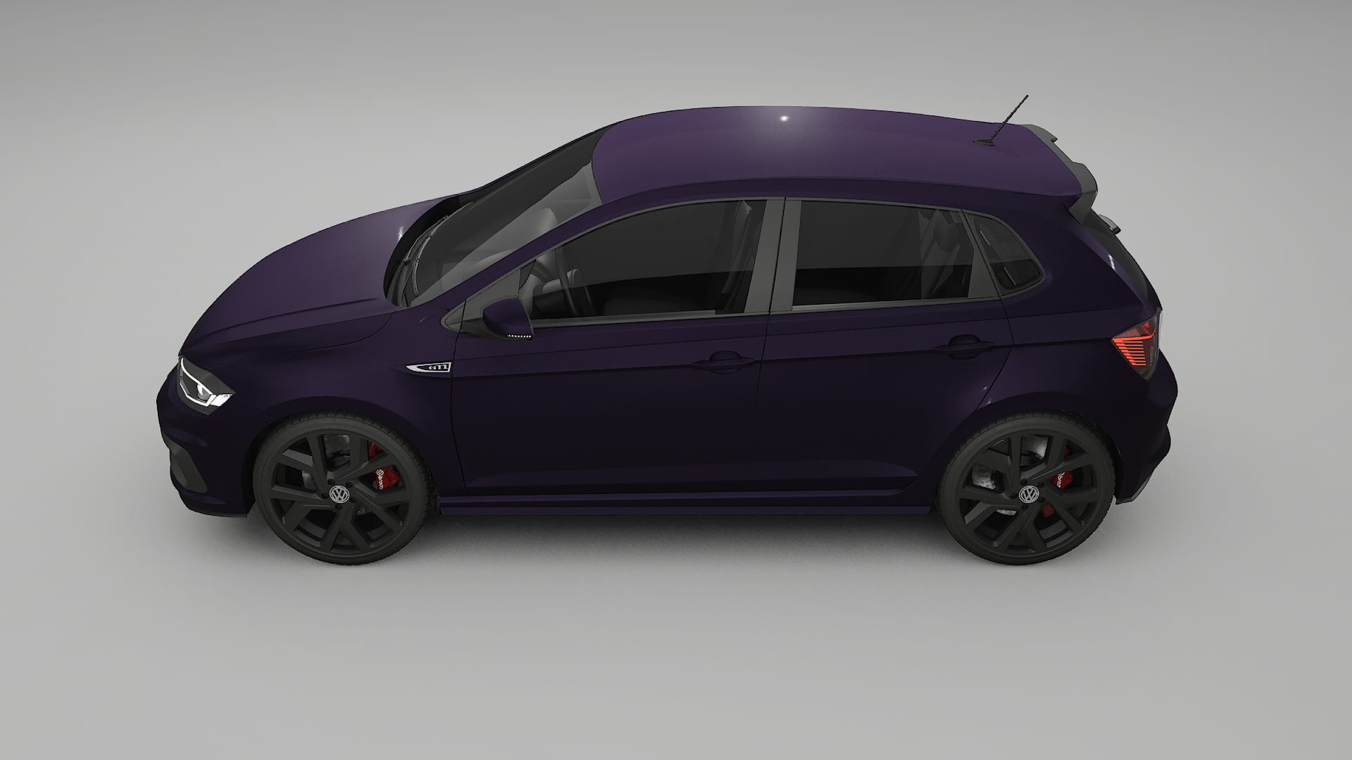 VW Polo GTI VI TPU Paint Protection Film | VIOLET Color Change PPF Full Pre-Cut Kit