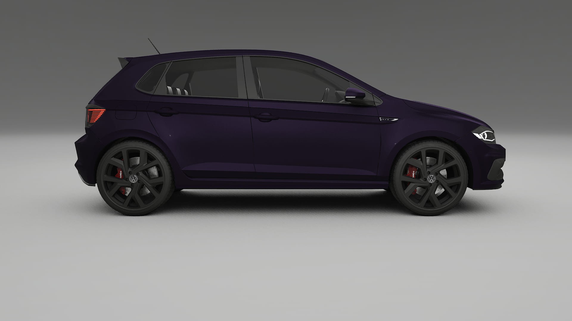 VW Polo GTI VI TPU Paint Protection Film | VIOLET Color Change PPF Full Pre-Cut Kit