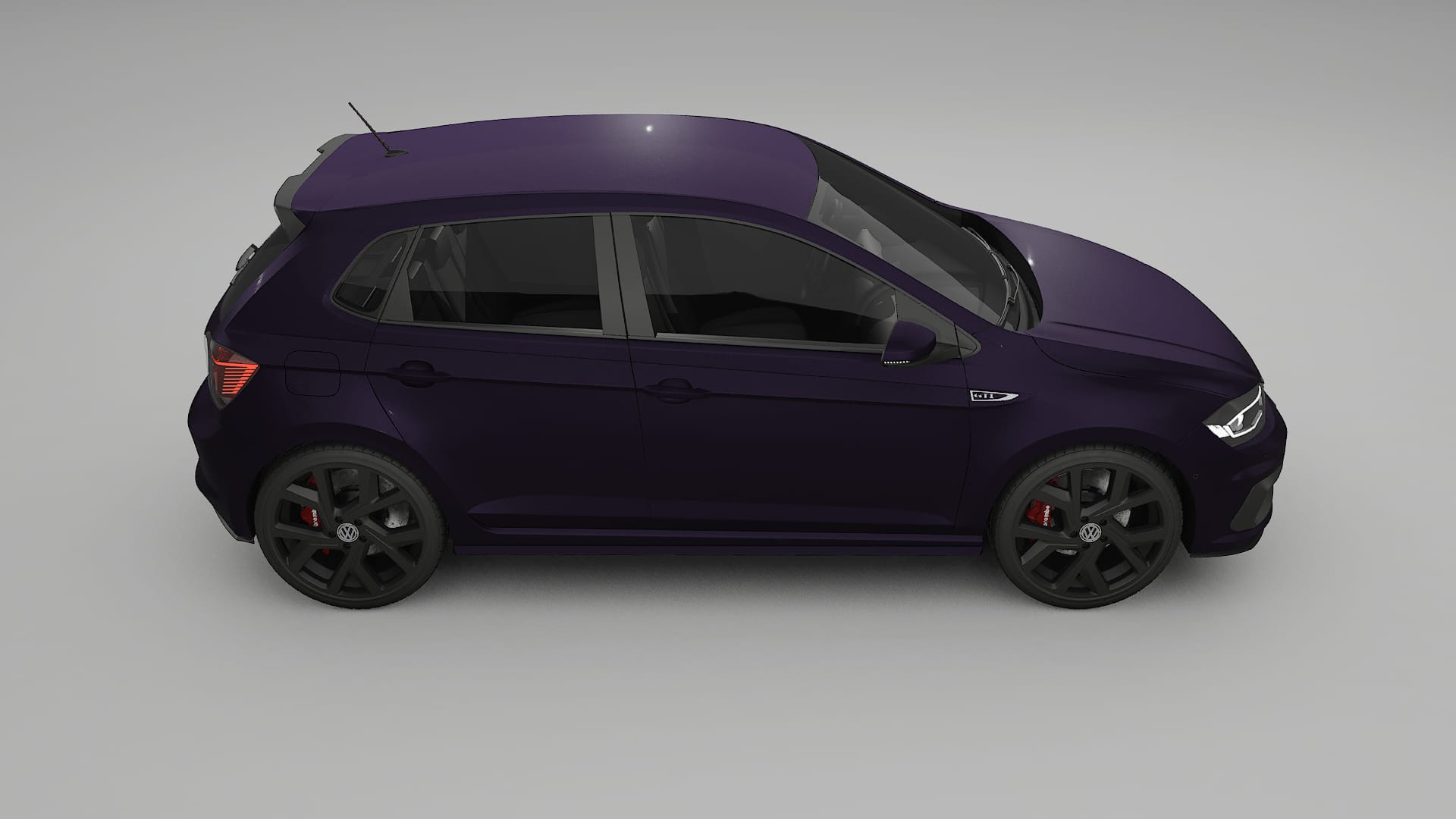 VW Polo GTI VI TPU Paint Protection Film | VIOLET Color Change PPF Full Pre-Cut Kit