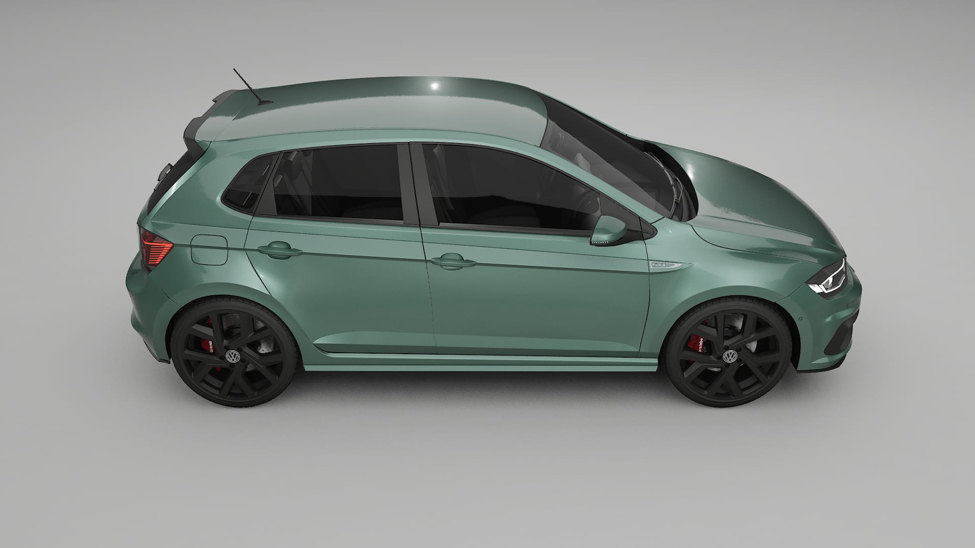 VW Polo GTI VI TPU Paint Protection Film | EVERGREEN Color Change PPF Full Pre-Cut Kit