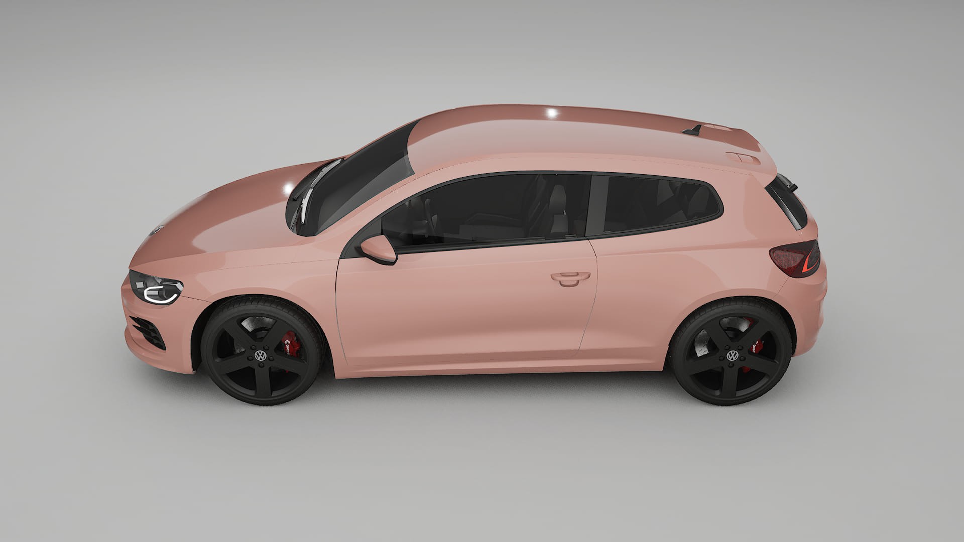 VW Scirocco R III TPU Paint Protection Film | BLUSH Color Change PPF Full Pre-Cut Kit