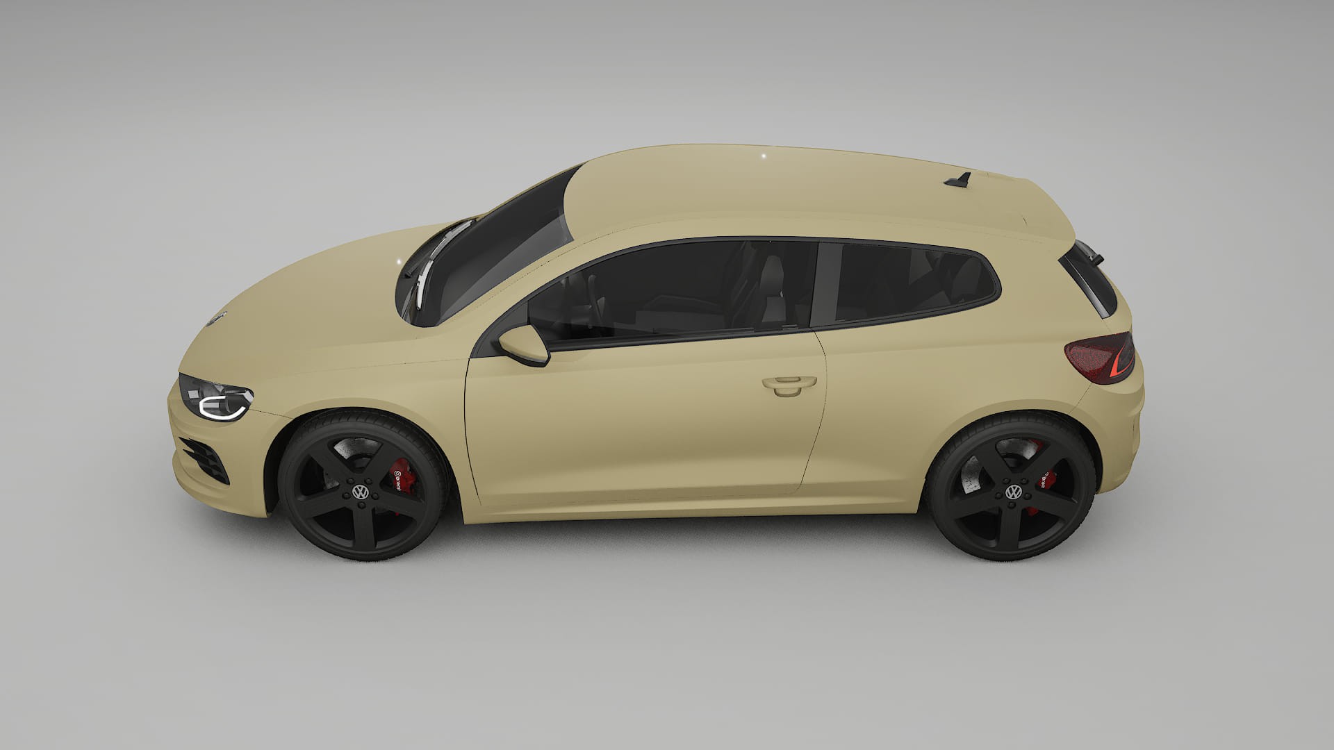 VW Scirocco R III TPU Paint Protection Film | SAND Color Change PPF Full Pre-Cut Kit