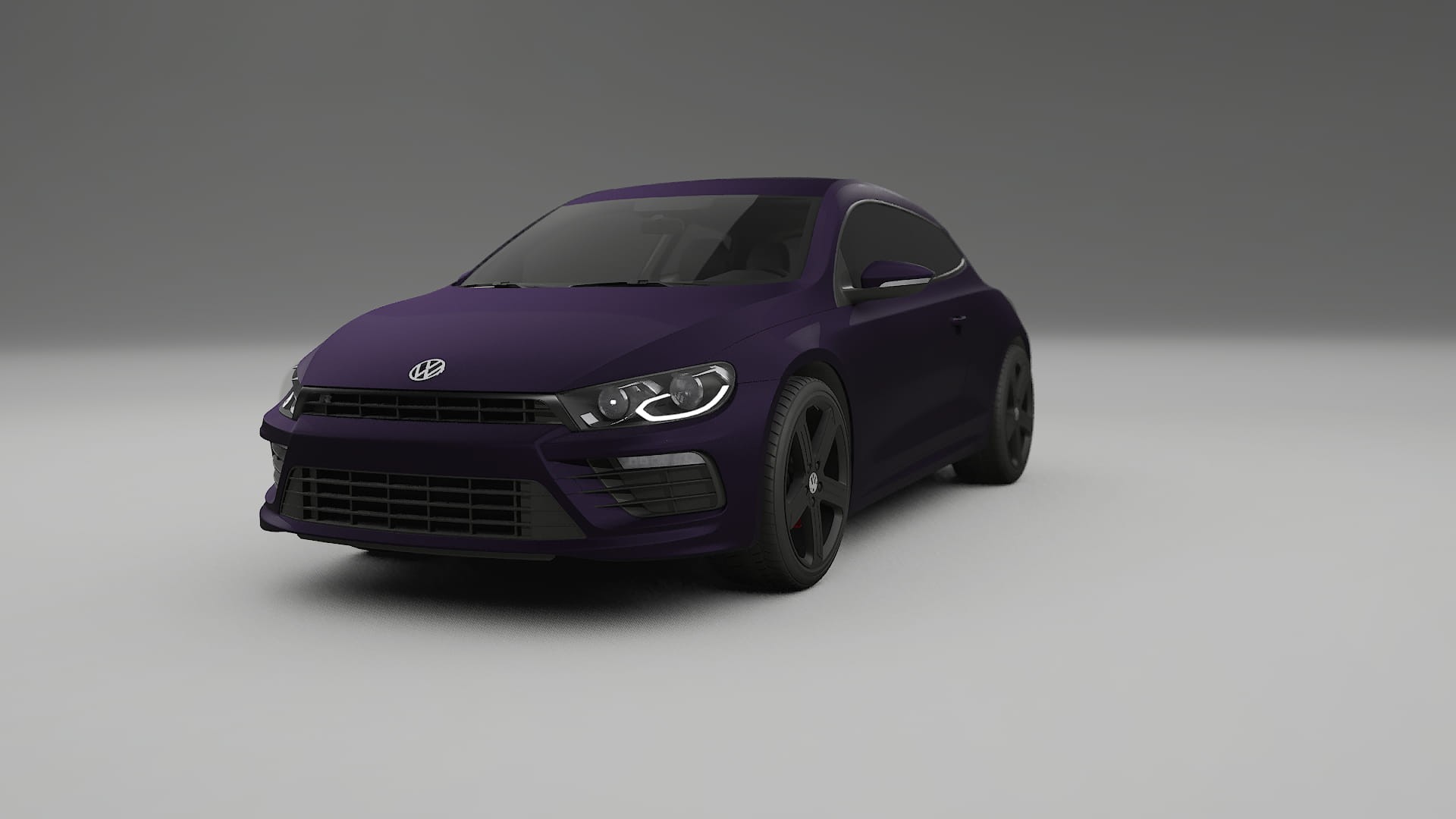 VW Scirocco R III TPU Paint Protection Film | VIOLET Color Change PPF Full Pre-Cut Kit