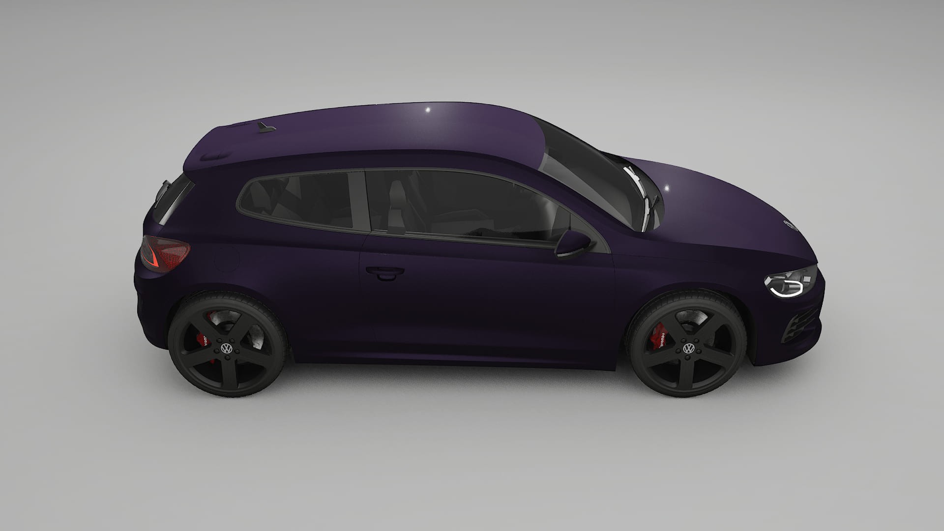 VW Scirocco R III TPU Paint Protection Film | VIOLET Color Change PPF Full Pre-Cut Kit