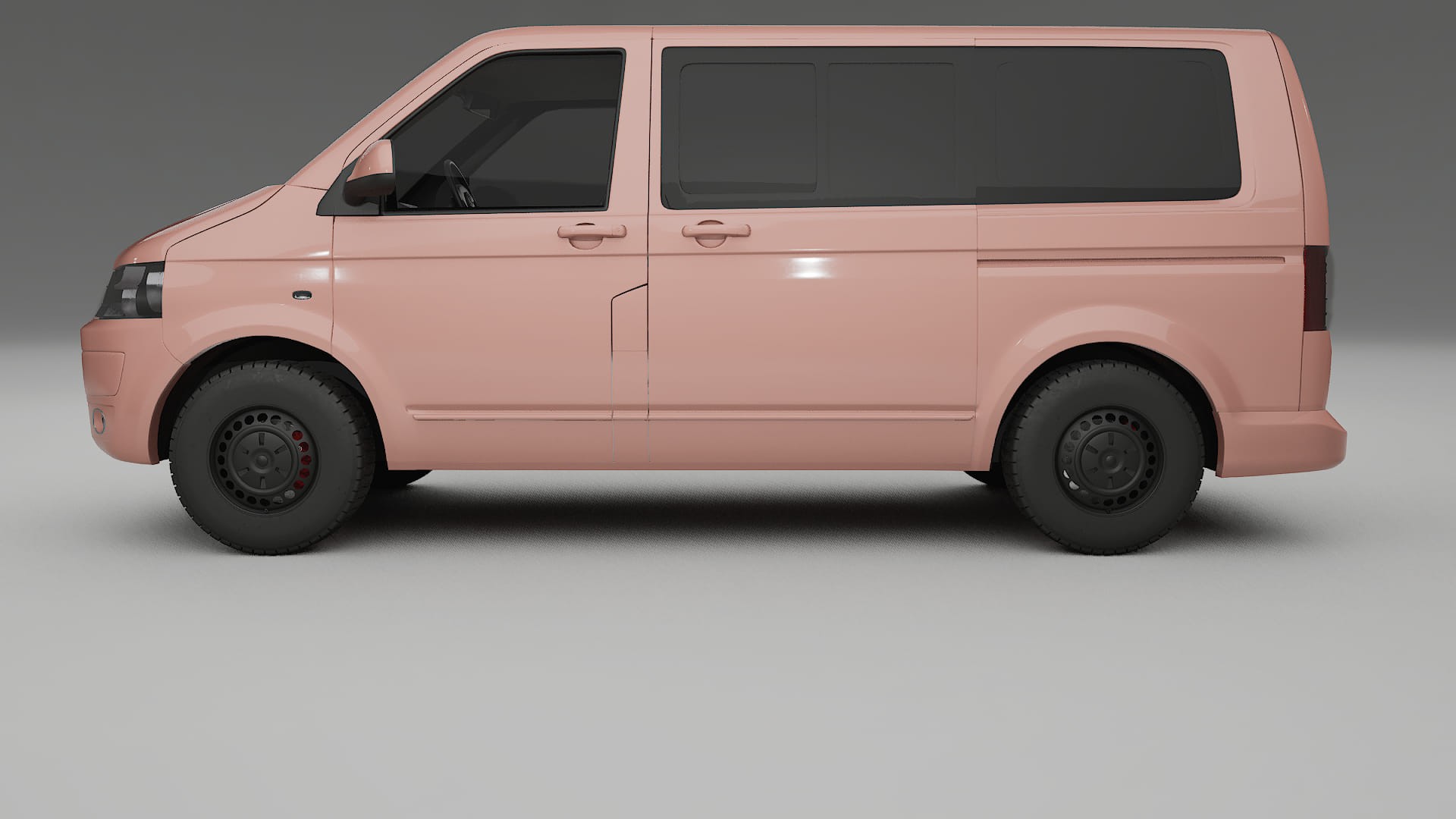 VW Transporter T5 Caravelle TPU Paint Protection Film | BLUSH Color Change PPF Full Pre-Cut Kit