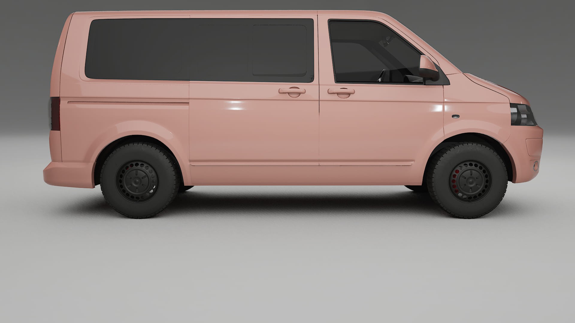 VW Transporter T5 Caravelle TPU Paint Protection Film | BLUSH Color Change PPF Full Pre-Cut Kit