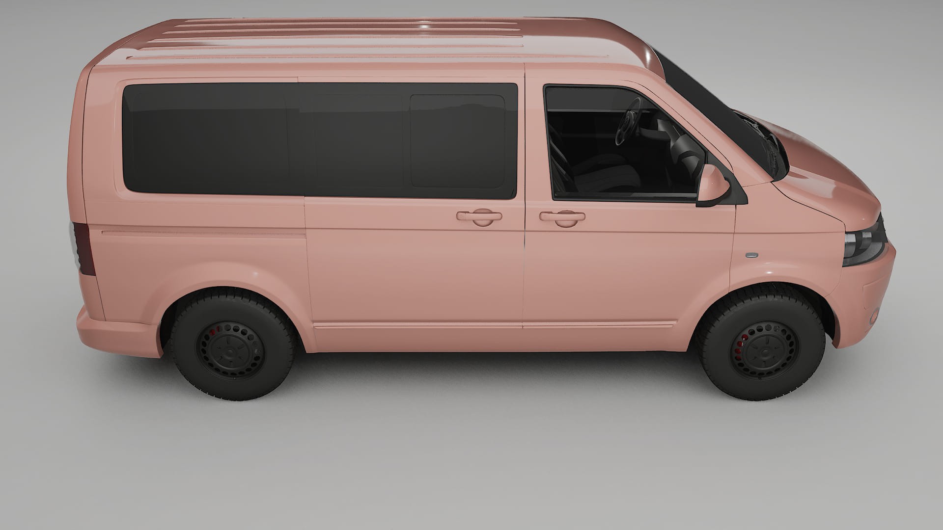 VW Transporter T5 Caravelle TPU Paint Protection Film | BLUSH Color Change PPF Full Pre-Cut Kit