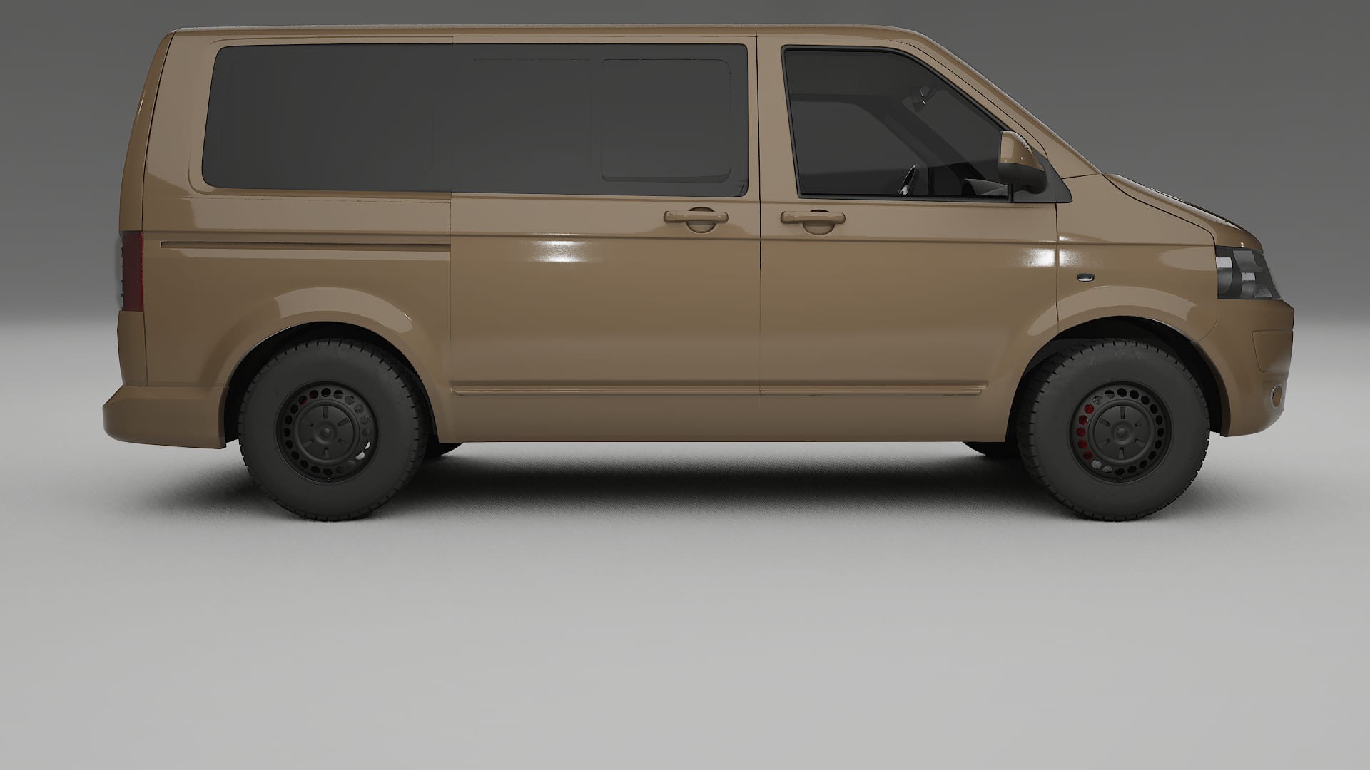 VW Transporter T5 Caravelle TPU Paint Protection Film | SAHARA Color Change PPF Full Pre-Cut Kit