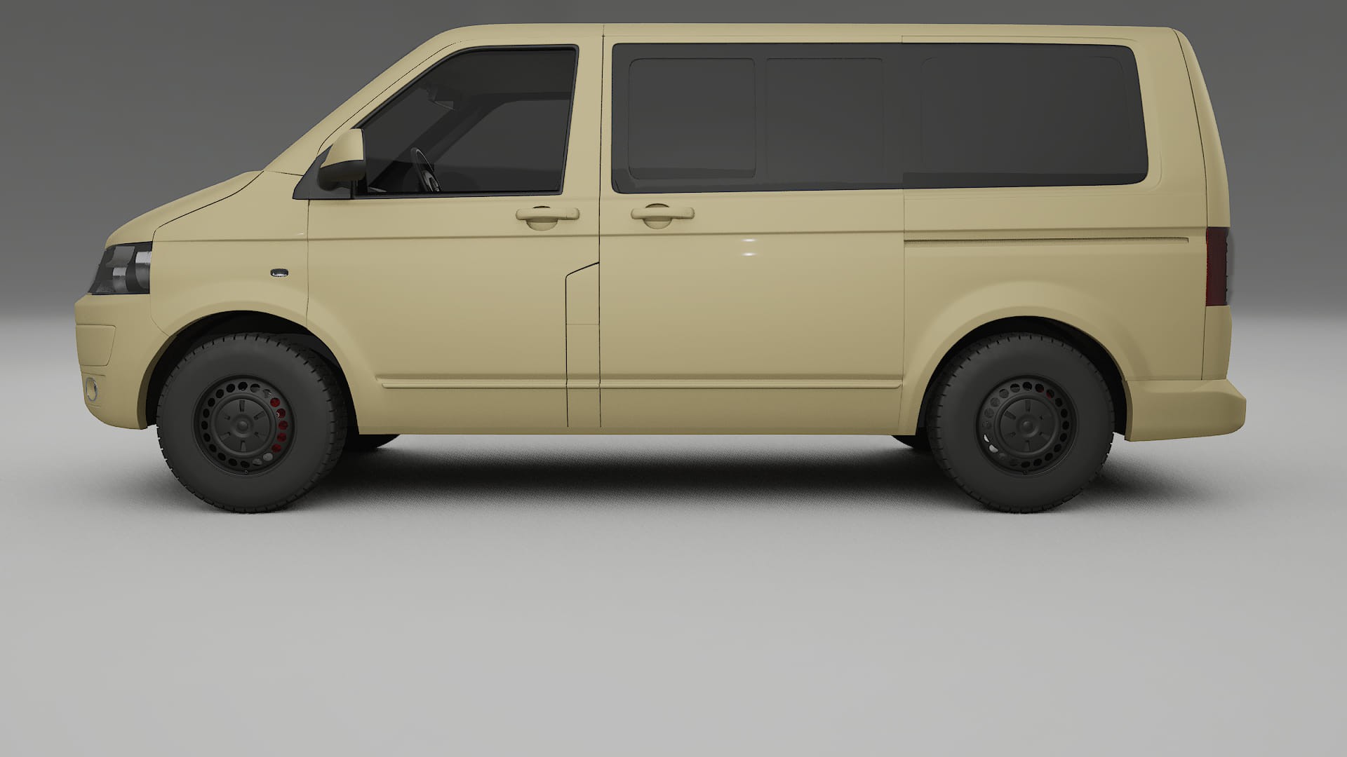 VW Transporter T5 Caravelle TPU Paint Protection Film | SAND Color Change PPF Full Pre-Cut Kit
