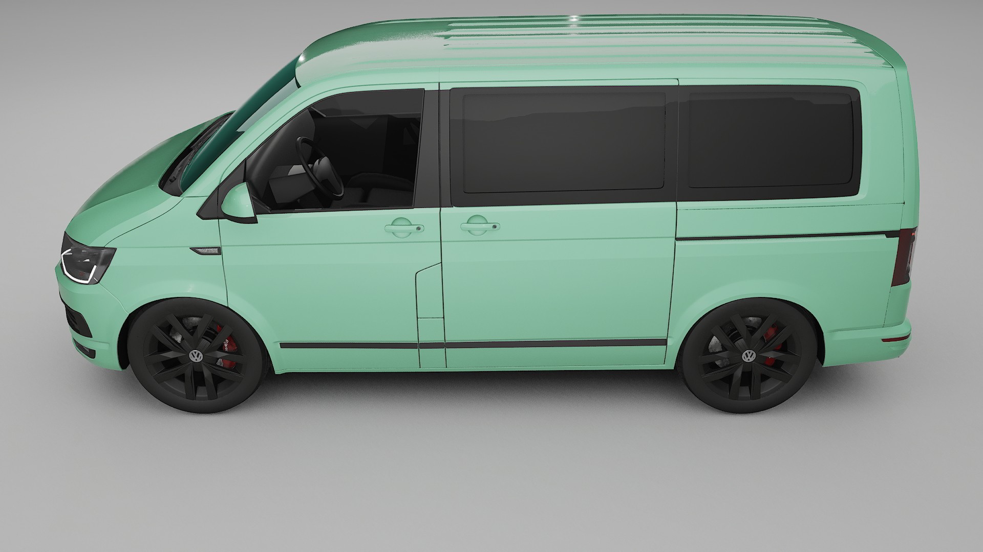 VW Transporter T6 Multivan TPU Paint Protection Film | DUSTY Color Change PPF Full Pre-Cut Kit