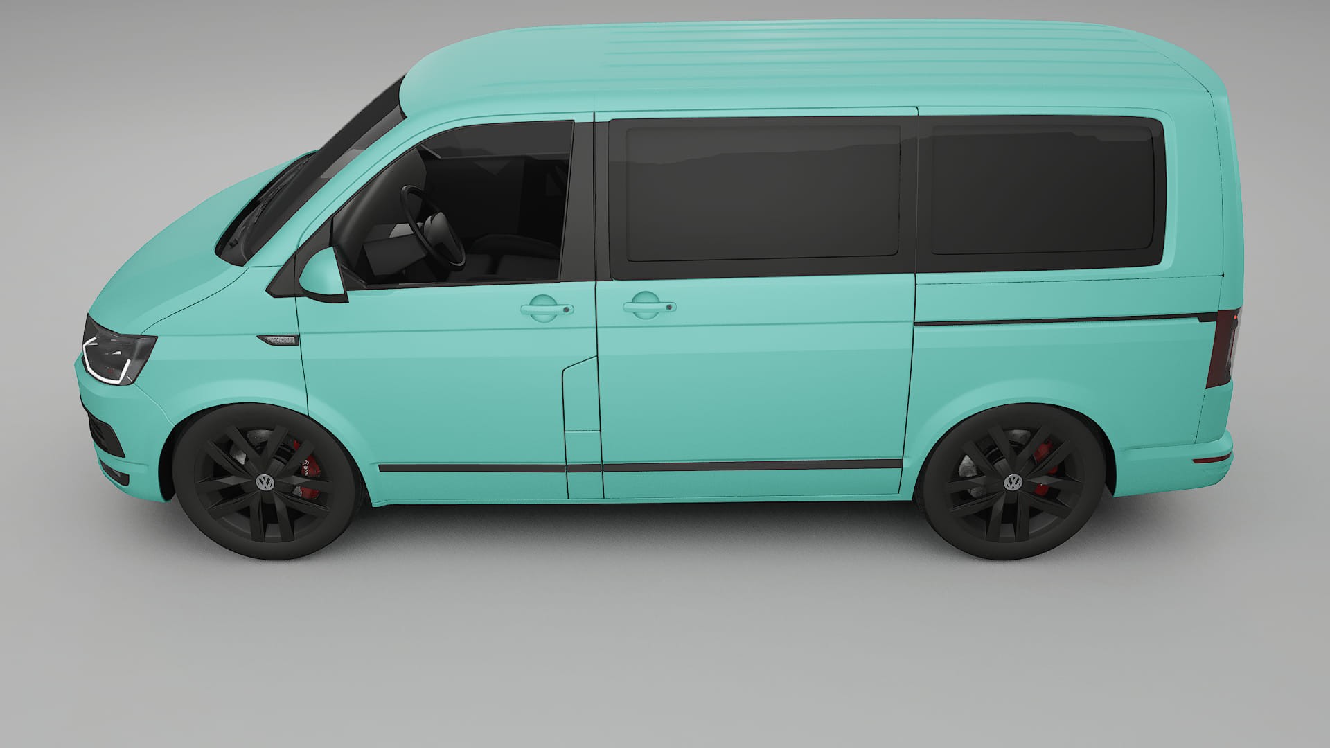 VW Transporter T6 Multivan TPU Paint Protection Film | FROST Color Change PPF Full Pre-Cut Kit