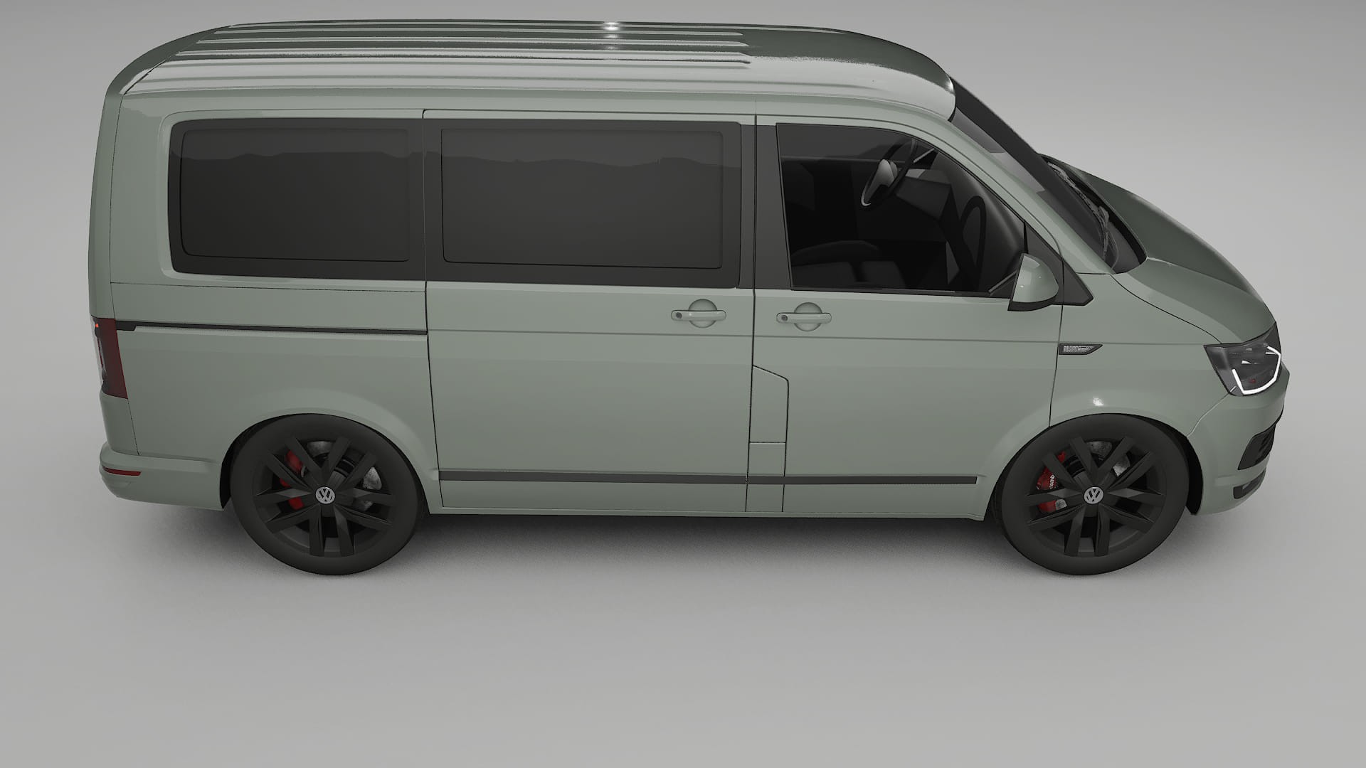 VW Transporter T6 Multivan TPU Paint Protection Film | SLATE Color Change PPF Full Pre-Cut Kit
