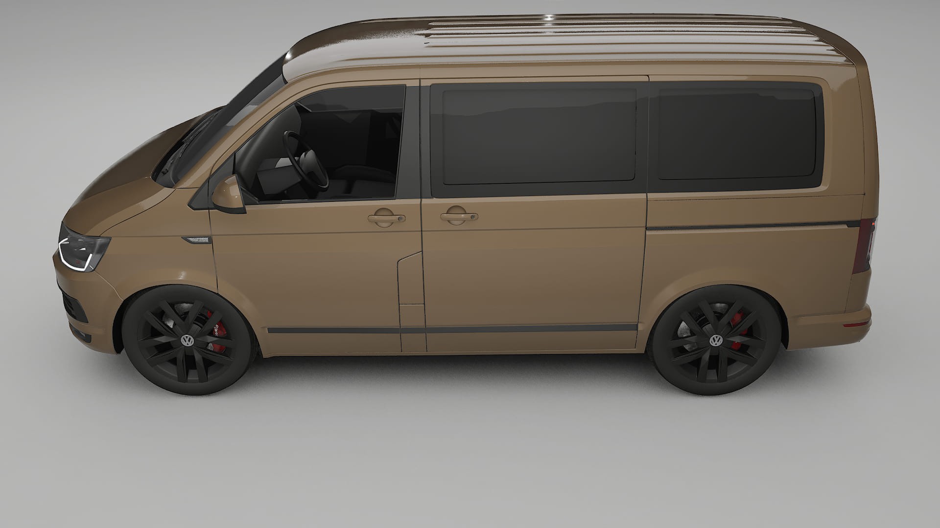 VW Transporter T6 Multivan TPU Paint Protection Film | SAHARA Color Change PPF Full Pre-Cut Kit