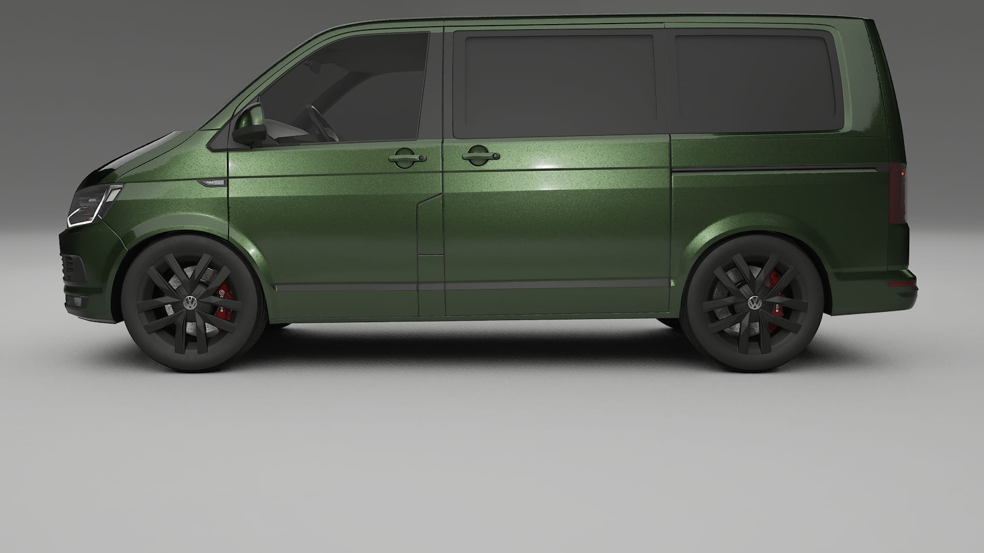 VW Transporter T6 Multivan TPU Paint Protection Film | LAGOON Color Change PPF Full Pre-Cut Kit