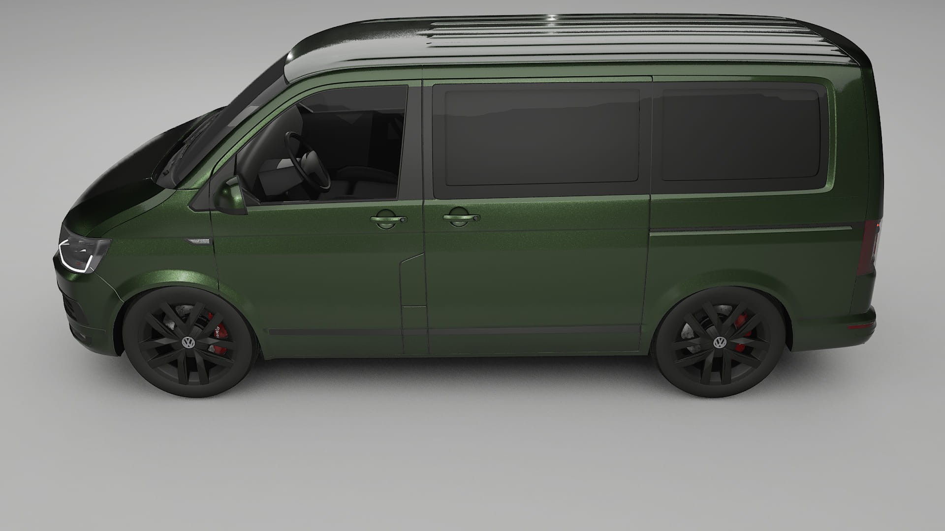 VW Transporter T6 Multivan TPU Paint Protection Film | LAGOON Color Change PPF Full Pre-Cut Kit