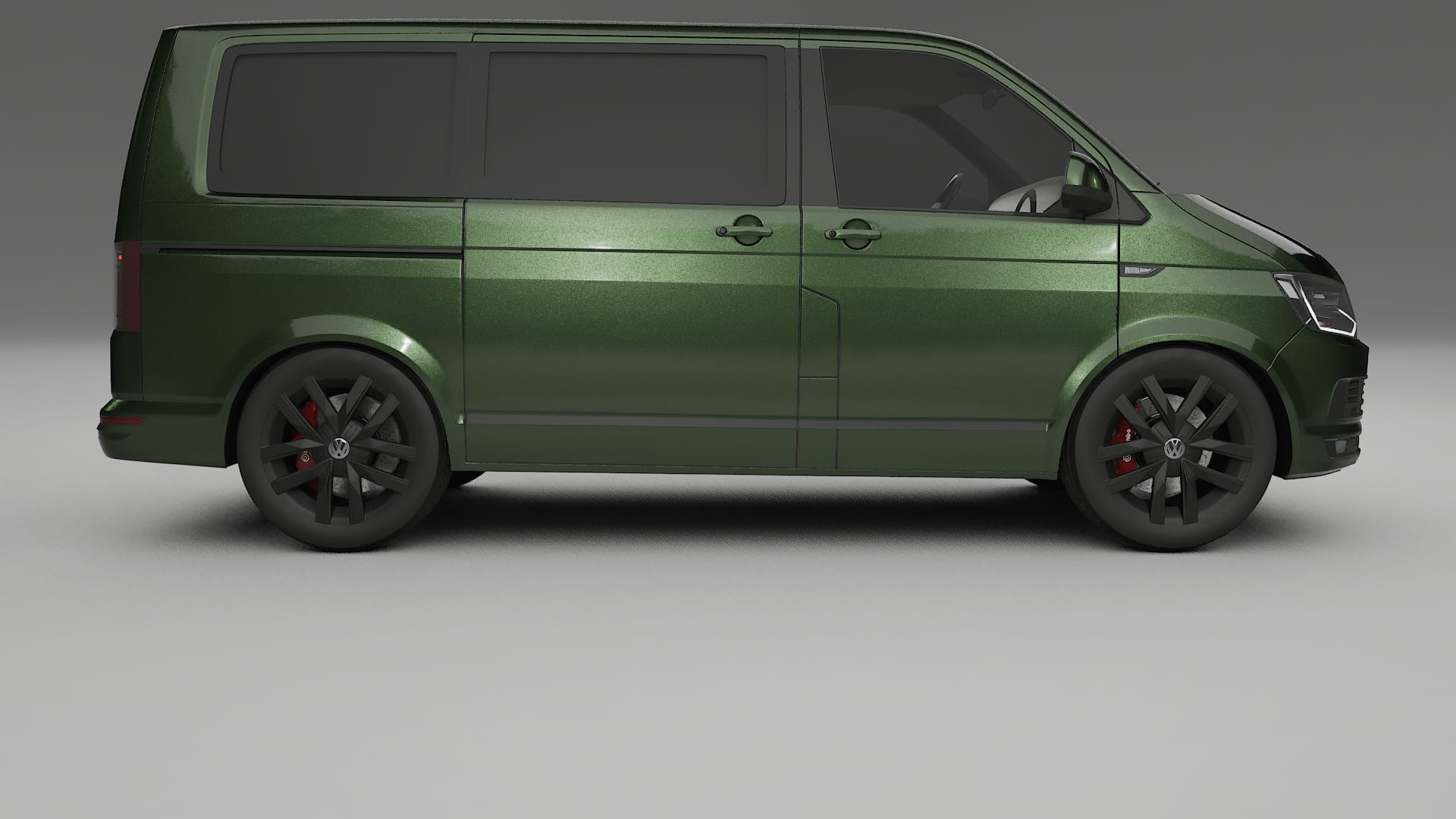VW Transporter T6 Multivan TPU Paint Protection Film | LAGOON Color Change PPF Full Pre-Cut Kit