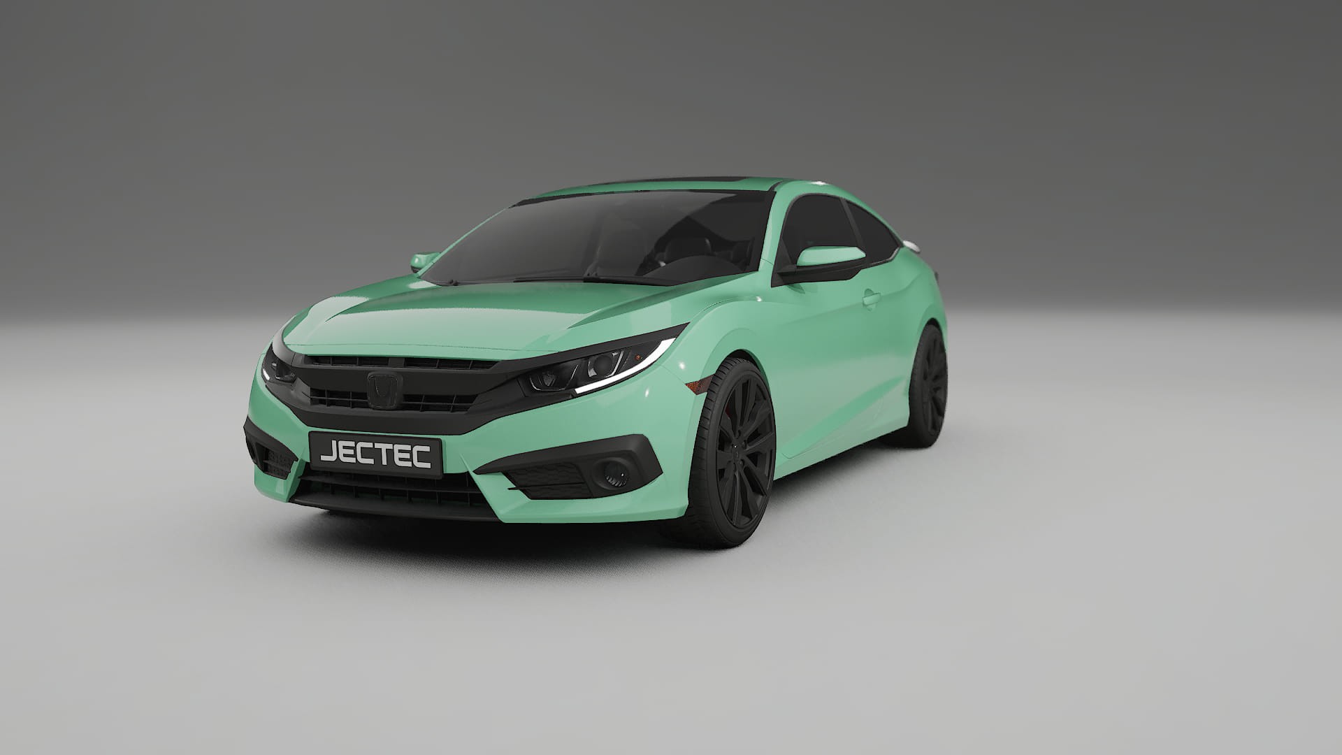 Honda Civic coupe prefacelift pre-LCI TPU Paint Protection Film | DUSTY Color Change PPF Full Pre-Cut Kit